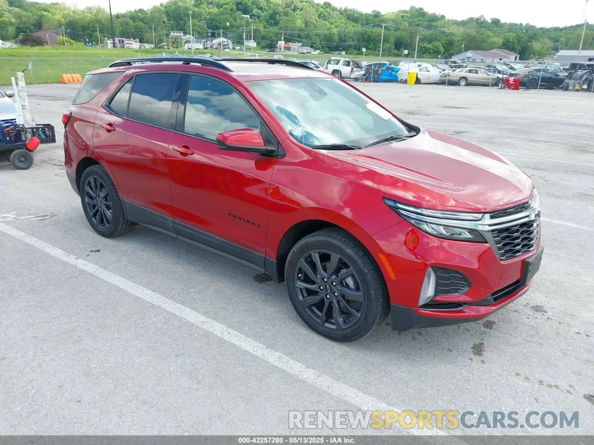 1 Photograph of a damaged car 3GNAXWEV9NS181906 CHEVROLET EQUINOX 2022