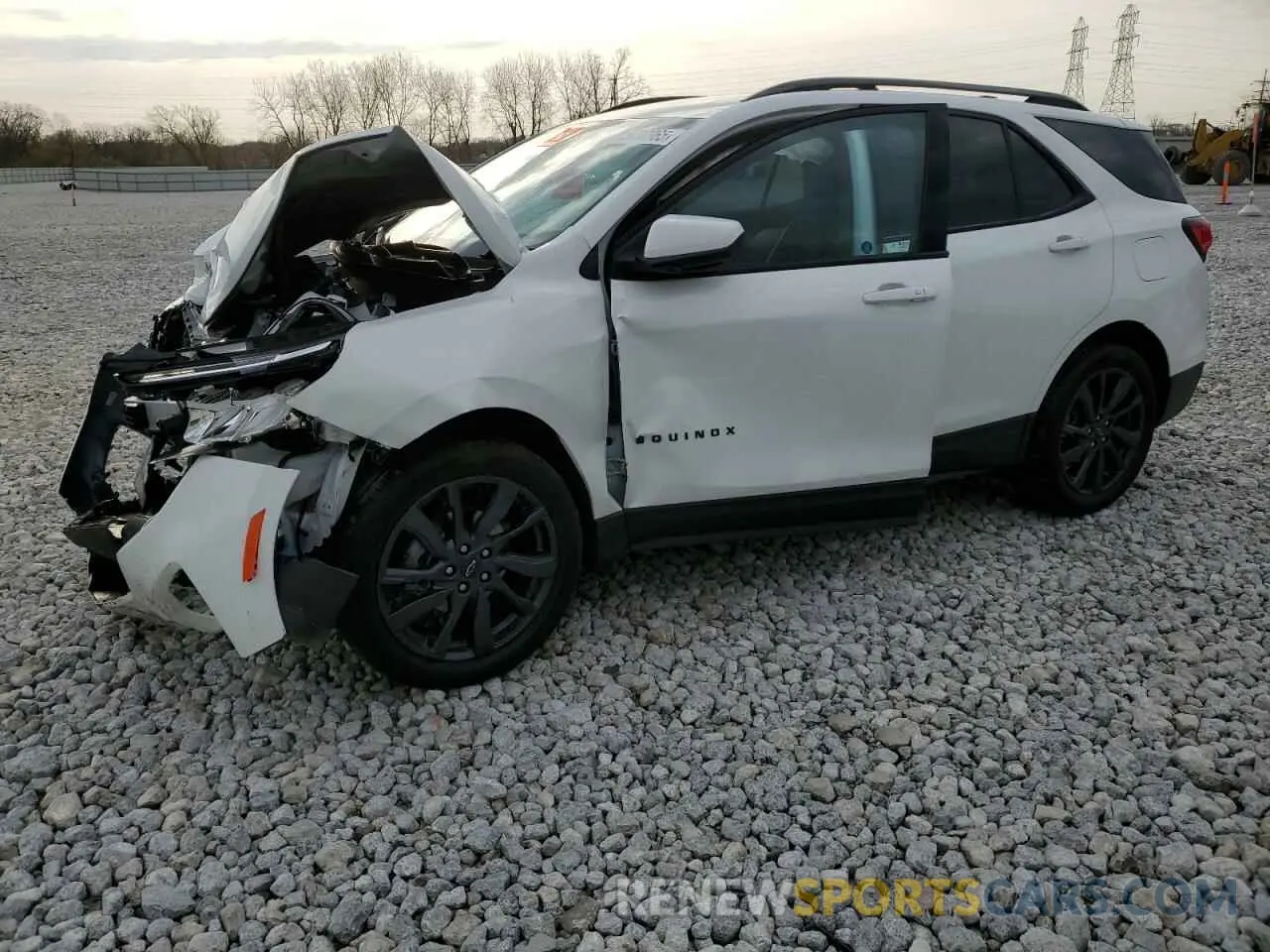 1 Photograph of a damaged car 3GNAXWEV9NS195563 CHEVROLET EQUINOX 2022