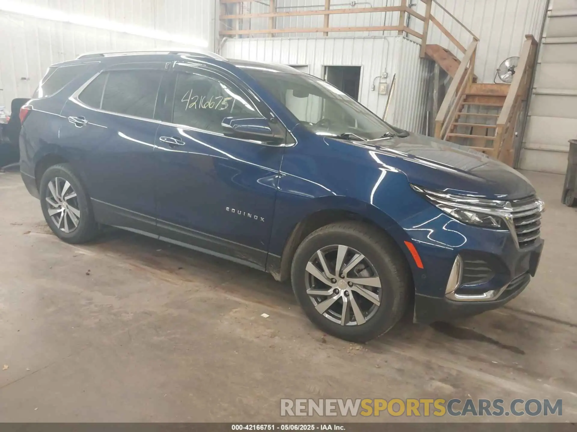 1 Photograph of a damaged car 3GNAXXEV3NS229972 CHEVROLET EQUINOX 2022