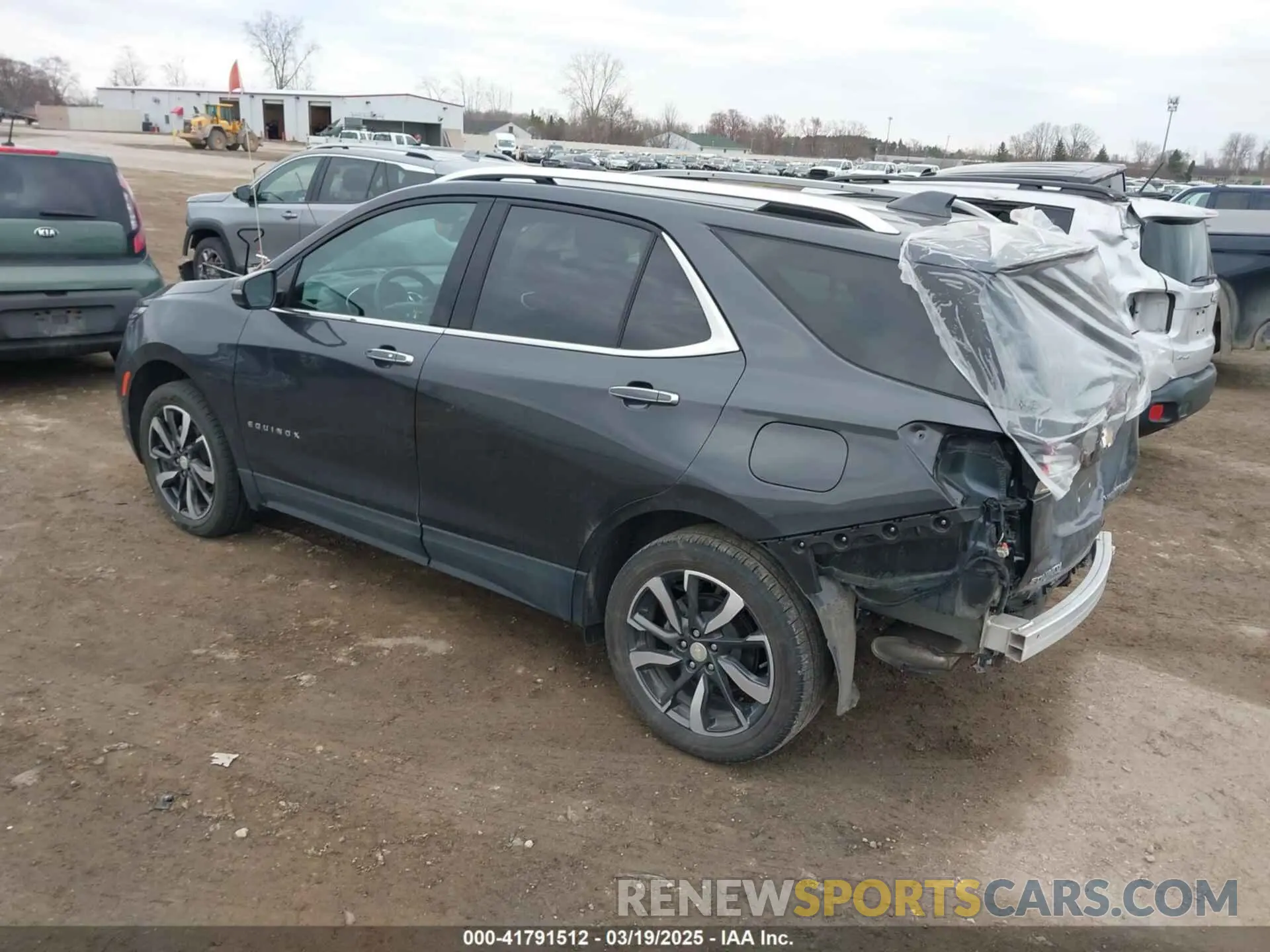 3 Photograph of a damaged car 3GNAXXEV5NS241847 CHEVROLET EQUINOX 2022