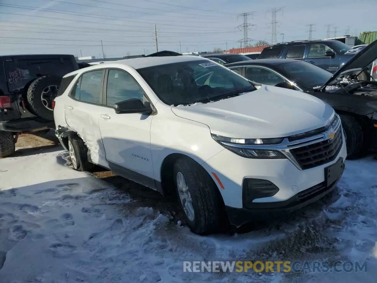 4 Photograph of a damaged car 3GNAX5EG3PL257838 CHEVROLET EQUINOX 2023