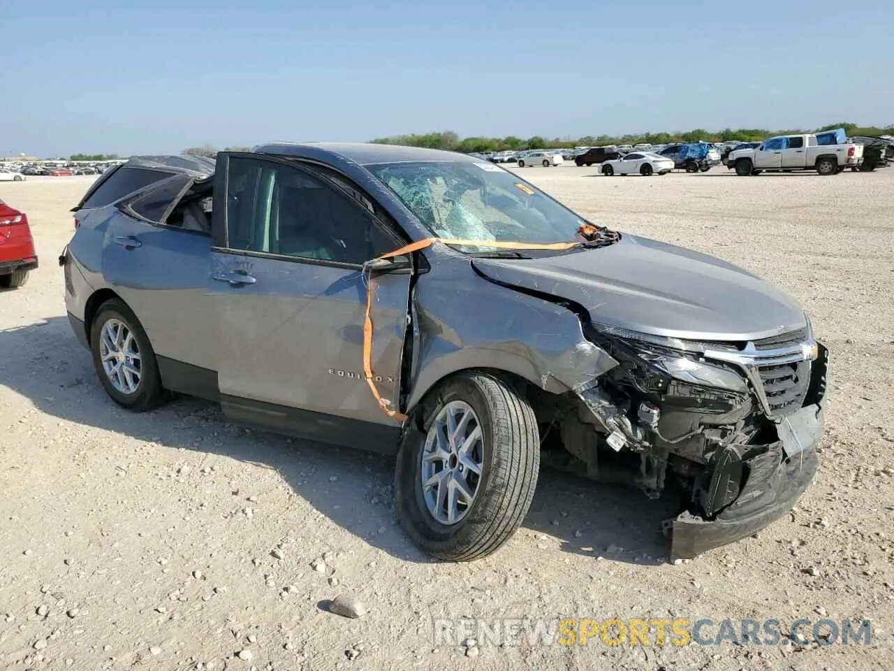 4 Photograph of a damaged car 3GNAXHEG0PL128747 CHEVROLET EQUINOX 2023