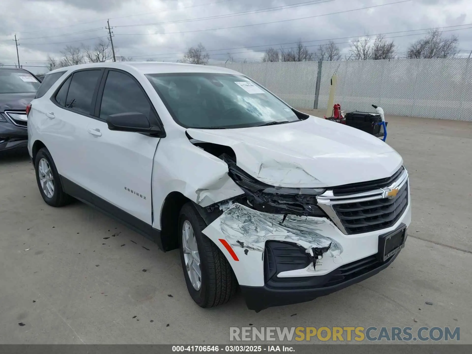 1 Photograph of a damaged car 3GNAXHEG0PL168018 CHEVROLET EQUINOX 2023