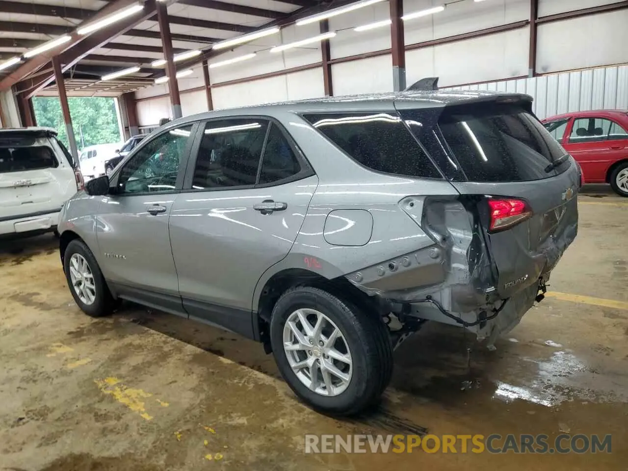 2 Photograph of a damaged car 3GNAXHEG0PL266482 CHEVROLET EQUINOX 2023