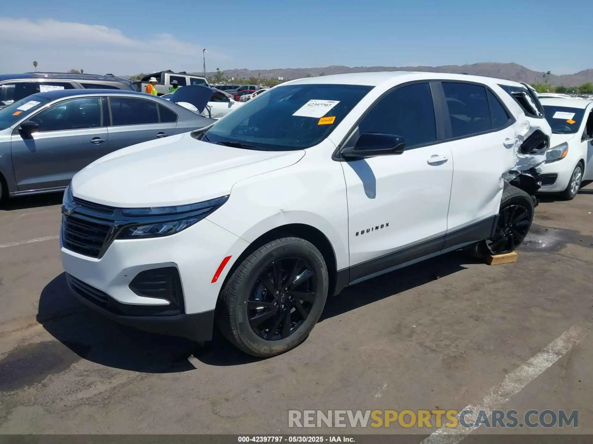 2 Photograph of a damaged car 3GNAXHEG2PL232138 CHEVROLET EQUINOX 2023