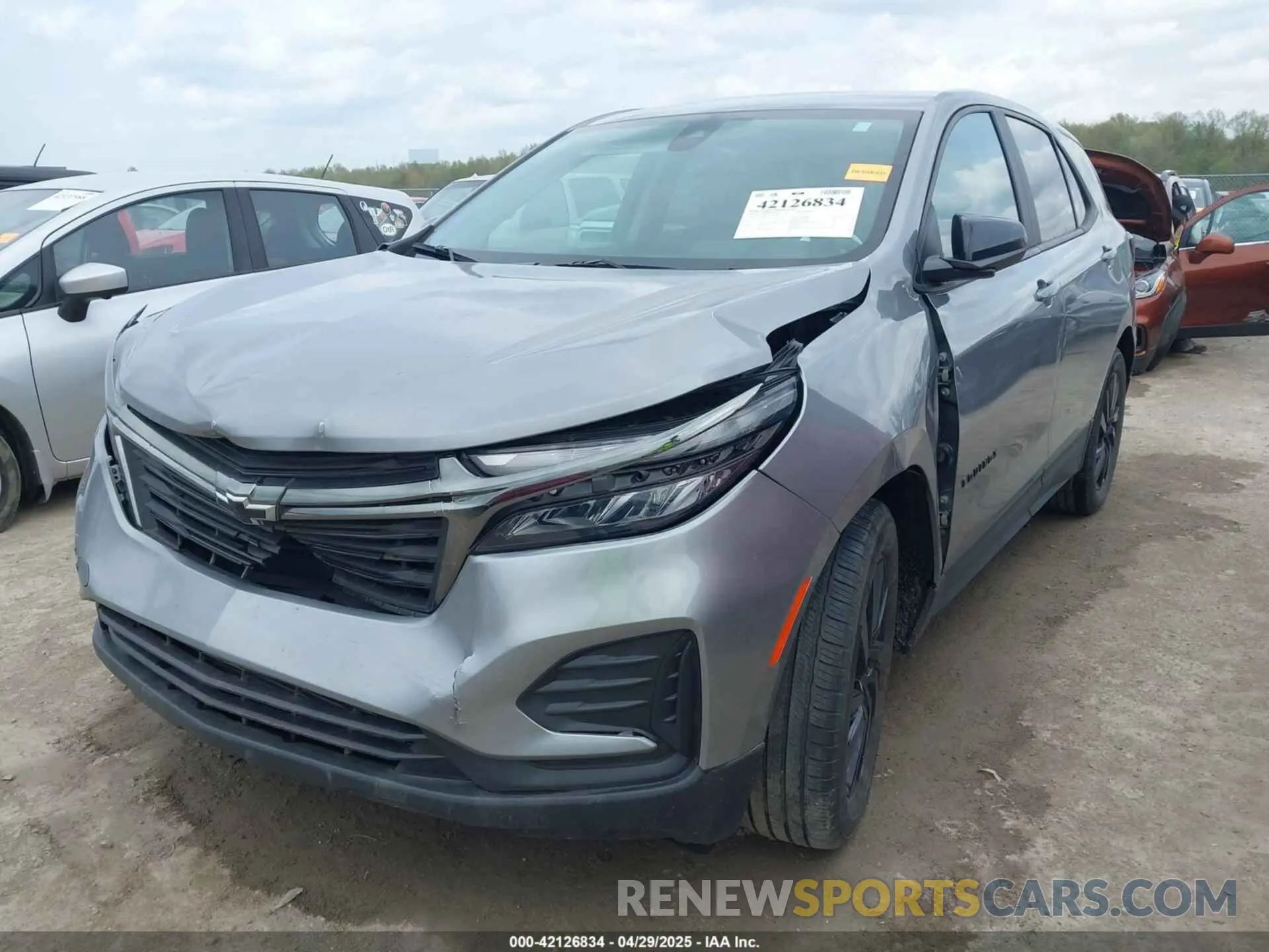 2 Photograph of a damaged car 3GNAXHEG3PL157644 CHEVROLET EQUINOX 2023