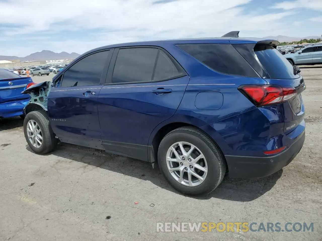 2 Photograph of a damaged car 3GNAXHEG4PL180303 CHEVROLET EQUINOX 2023
