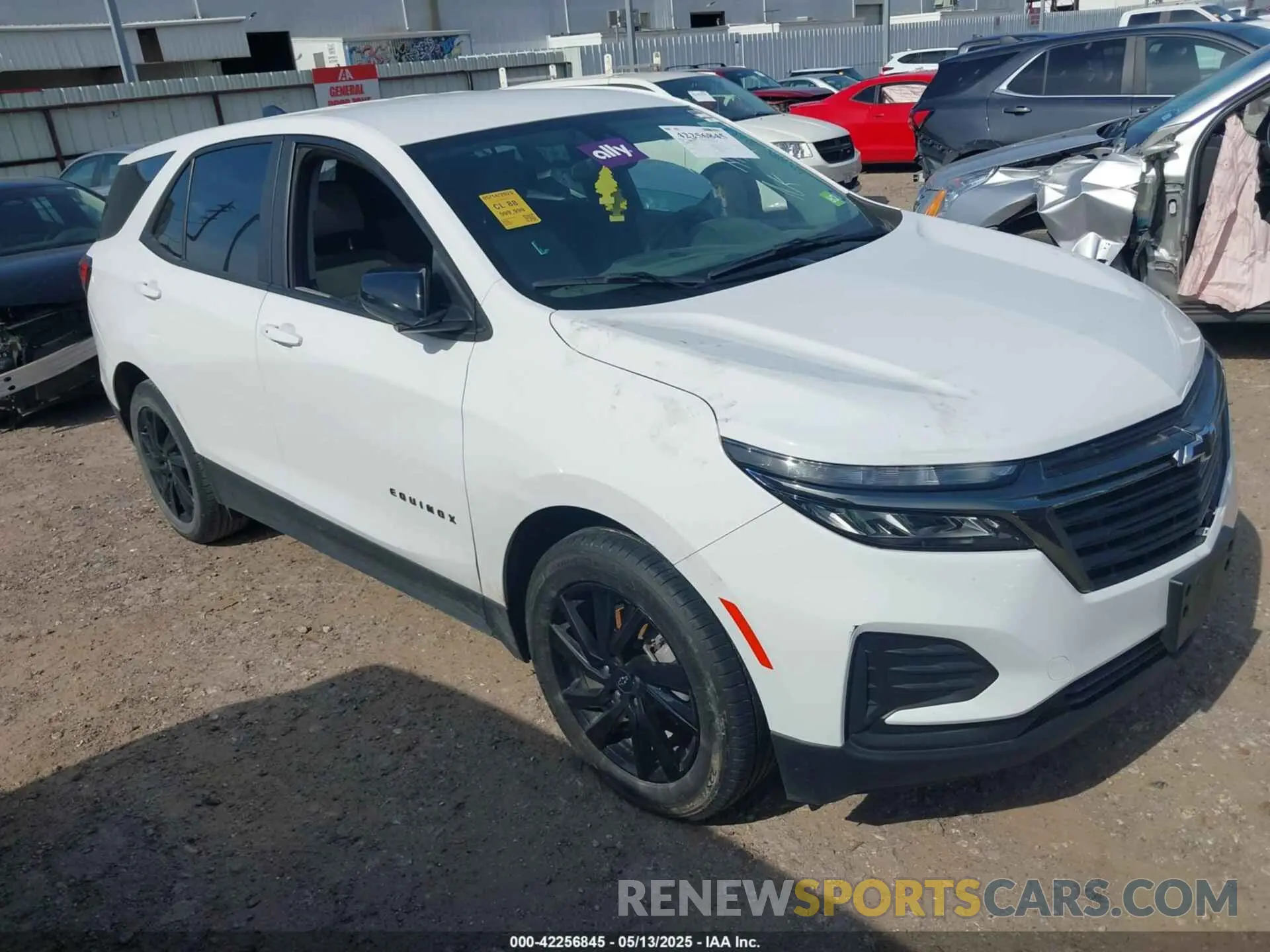 1 Photograph of a damaged car 3GNAXHEG4PL184786 CHEVROLET EQUINOX 2023