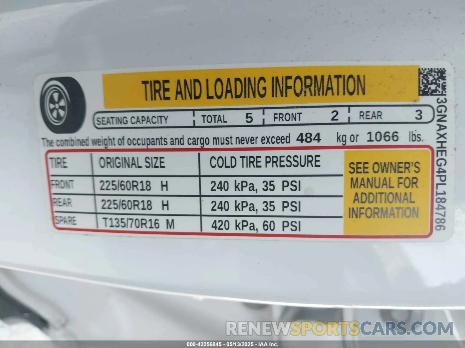 9 Photograph of a damaged car 3GNAXHEG4PL184786 CHEVROLET EQUINOX 2023