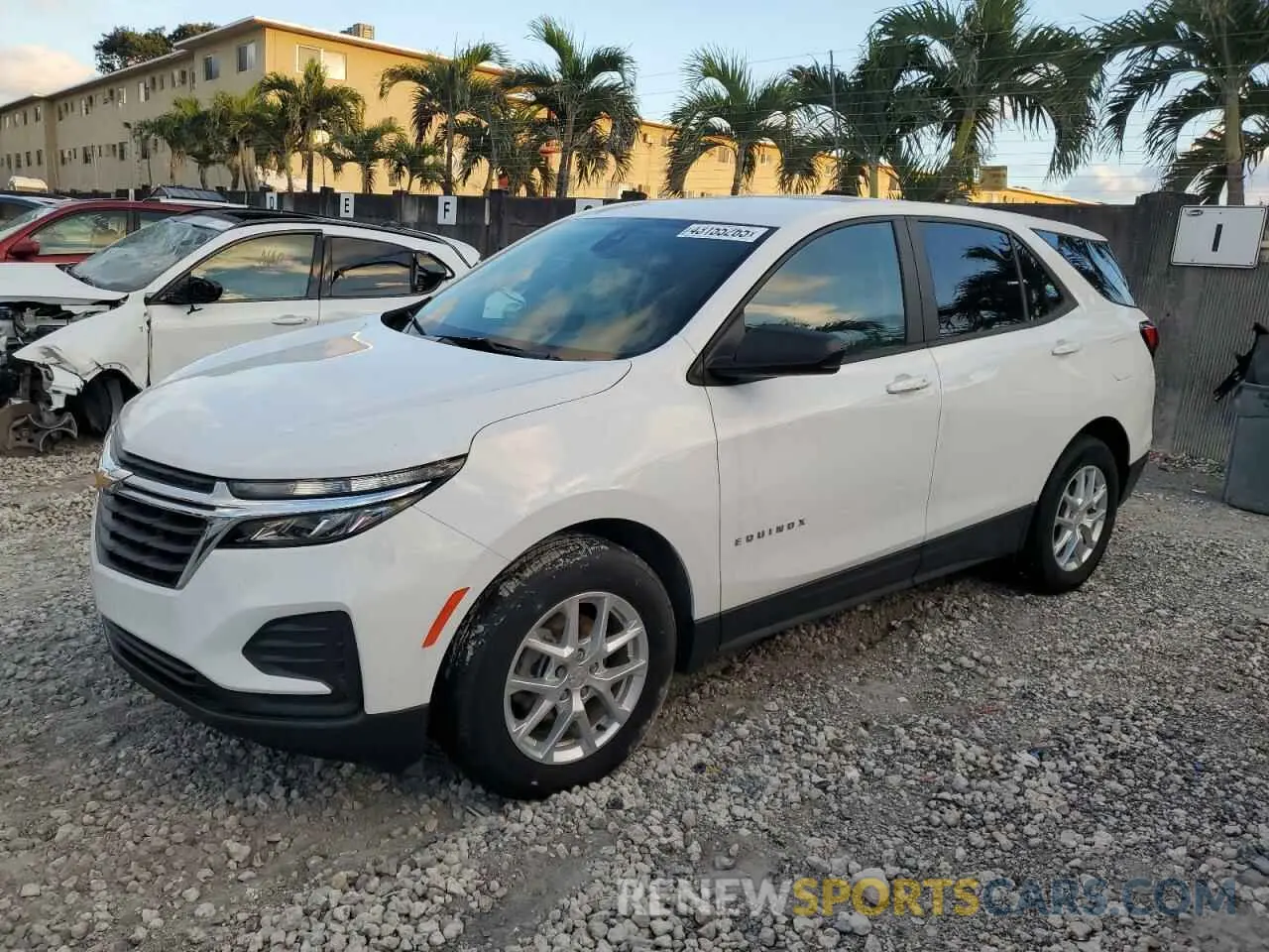 1 Photograph of a damaged car 3GNAXHEG5PL176759 CHEVROLET EQUINOX 2023