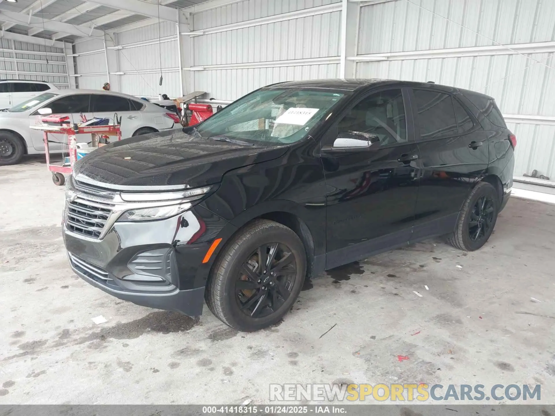 2 Photograph of a damaged car 3GNAXHEG6PL143446 CHEVROLET EQUINOX 2023