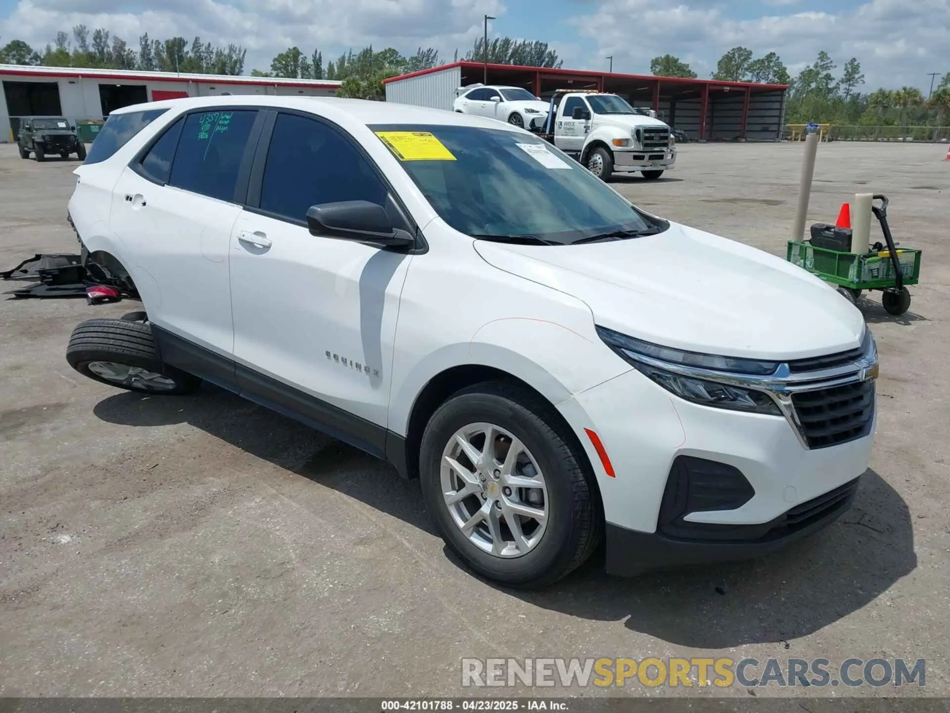 1 Photograph of a damaged car 3GNAXHEG7PL117017 CHEVROLET EQUINOX 2023