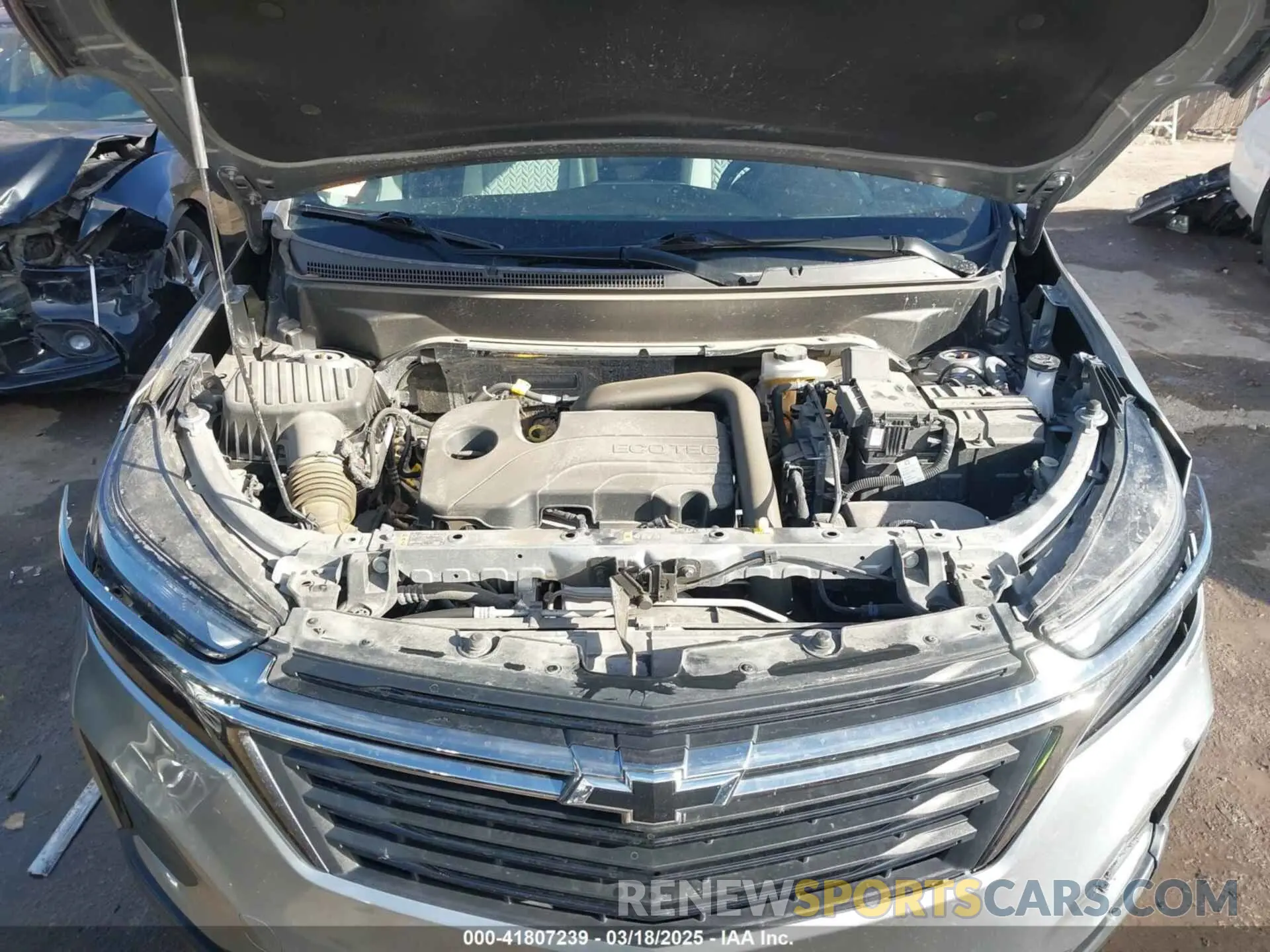 10 Photograph of a damaged car 3GNAXHEG7PL128521 CHEVROLET EQUINOX 2023