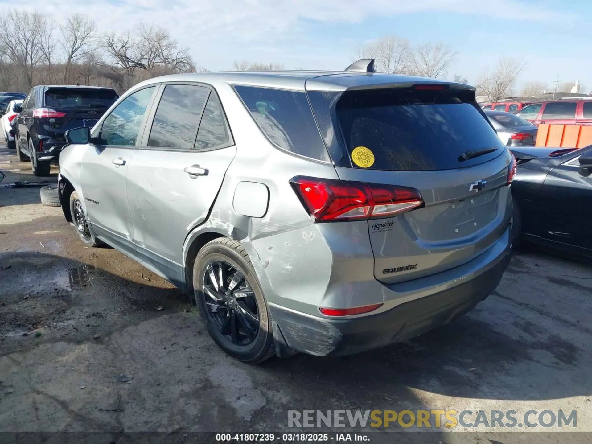 3 Photograph of a damaged car 3GNAXHEG7PL128521 CHEVROLET EQUINOX 2023