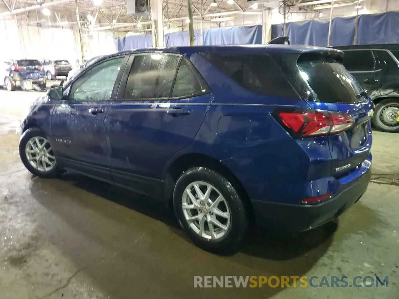 2 Photograph of a damaged car 3GNAXHEG7PL205291 CHEVROLET EQUINOX 2023