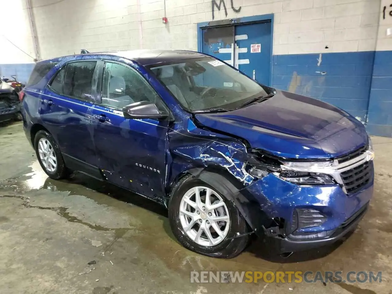 4 Photograph of a damaged car 3GNAXHEG7PL205291 CHEVROLET EQUINOX 2023