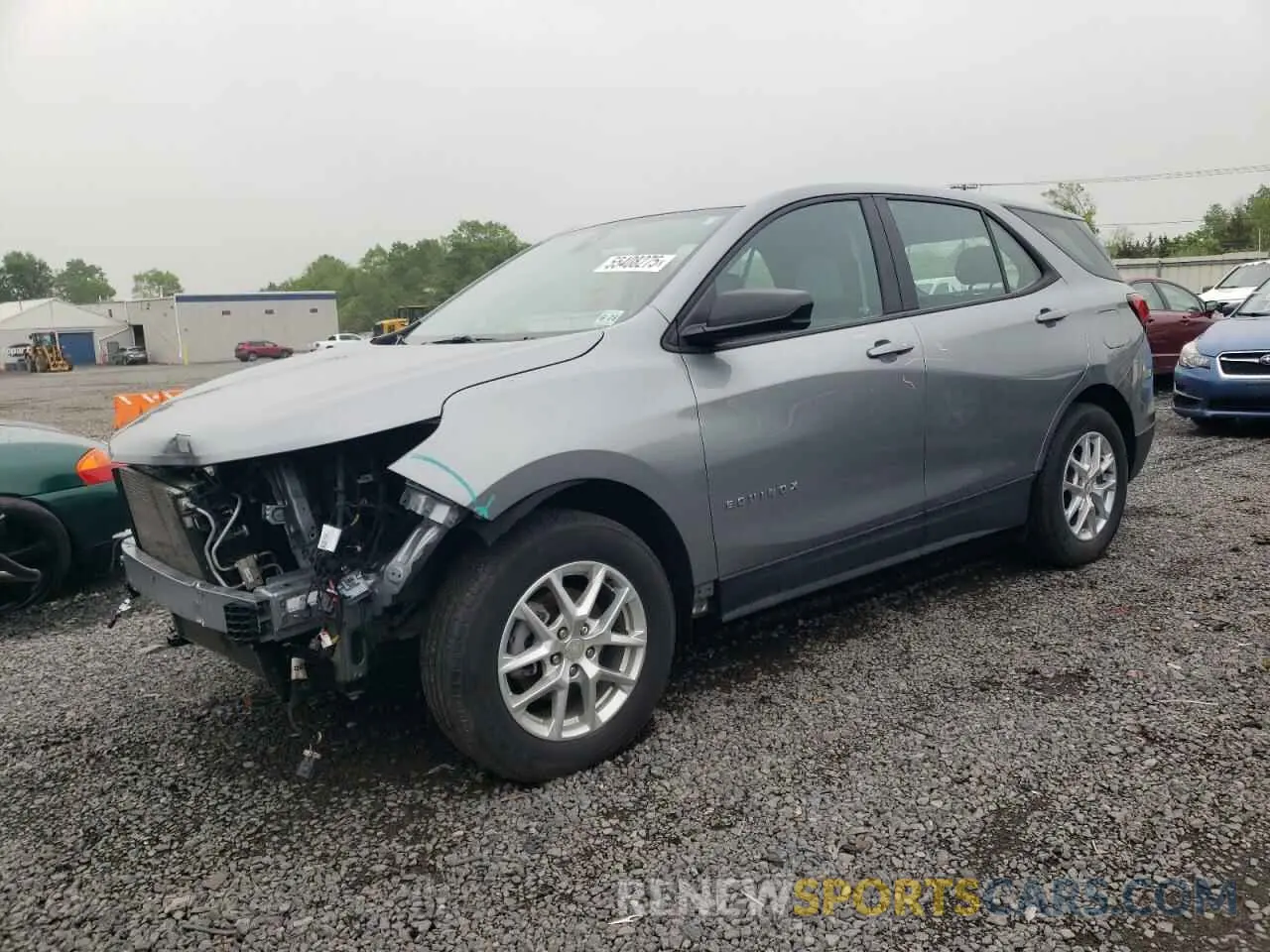1 Photograph of a damaged car 3GNAXHEG7PL243927 CHEVROLET EQUINOX 2023