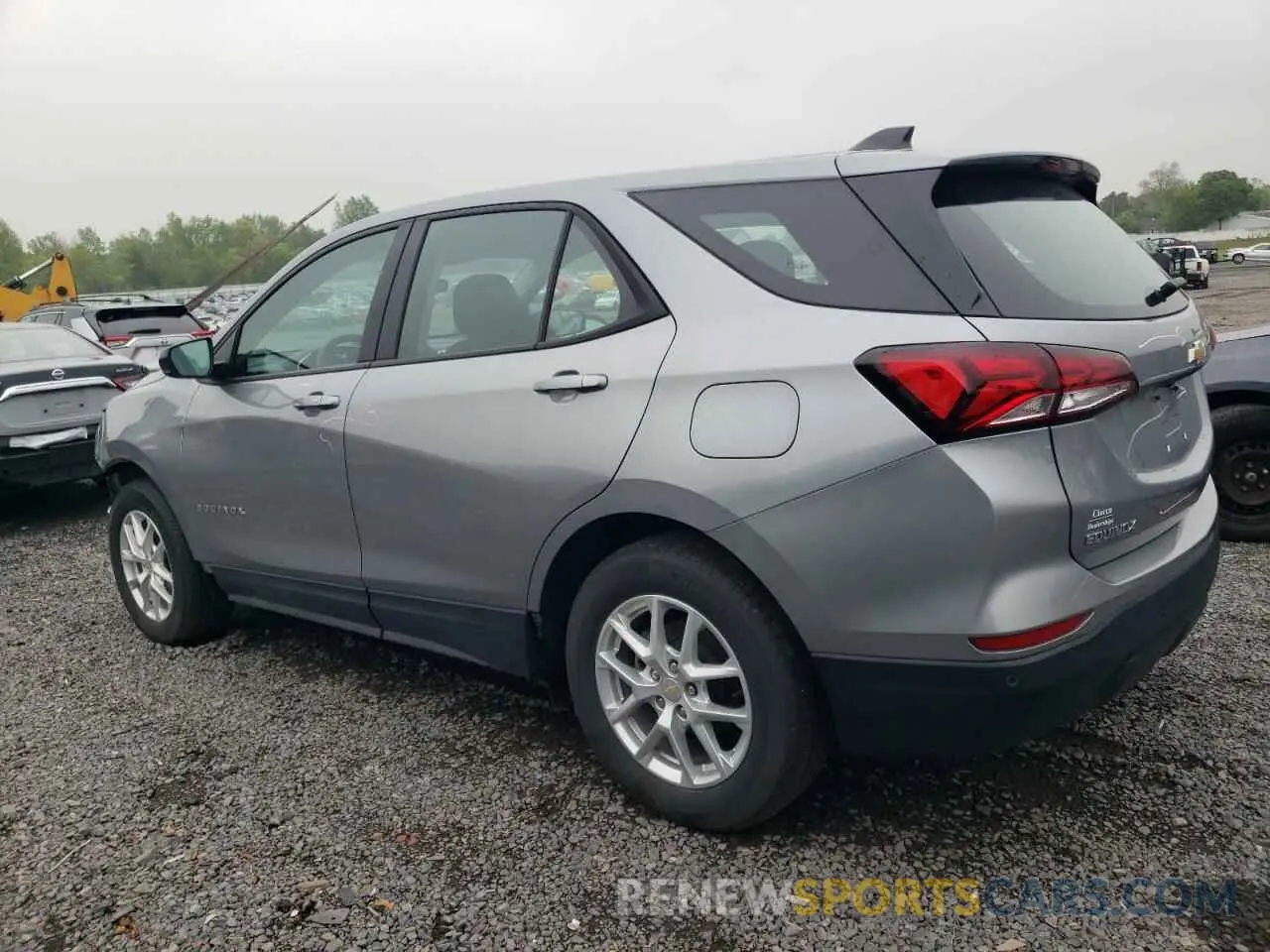 2 Photograph of a damaged car 3GNAXHEG7PL243927 CHEVROLET EQUINOX 2023