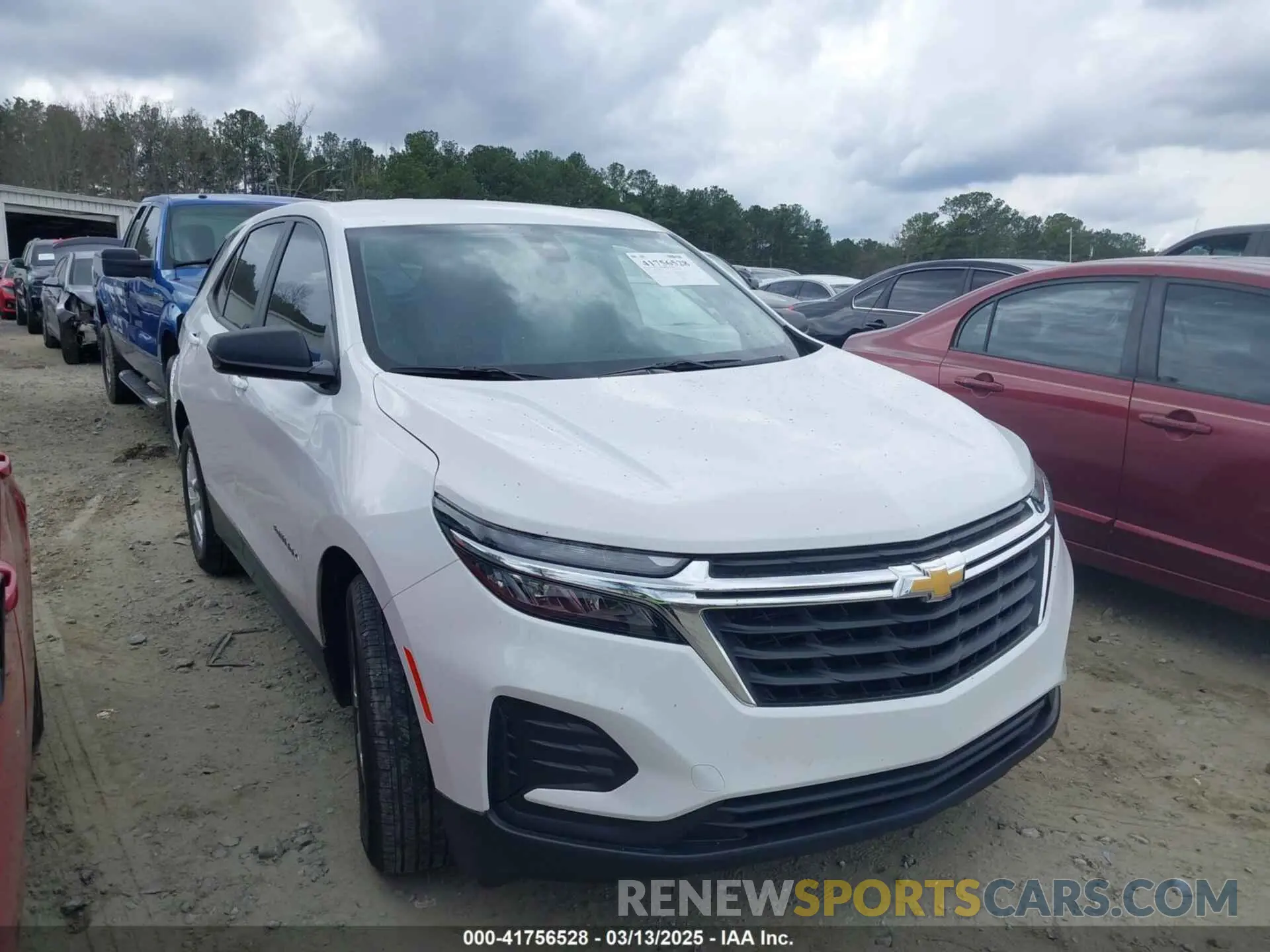 1 Photograph of a damaged car 3GNAXHEG8PL144694 CHEVROLET EQUINOX 2023