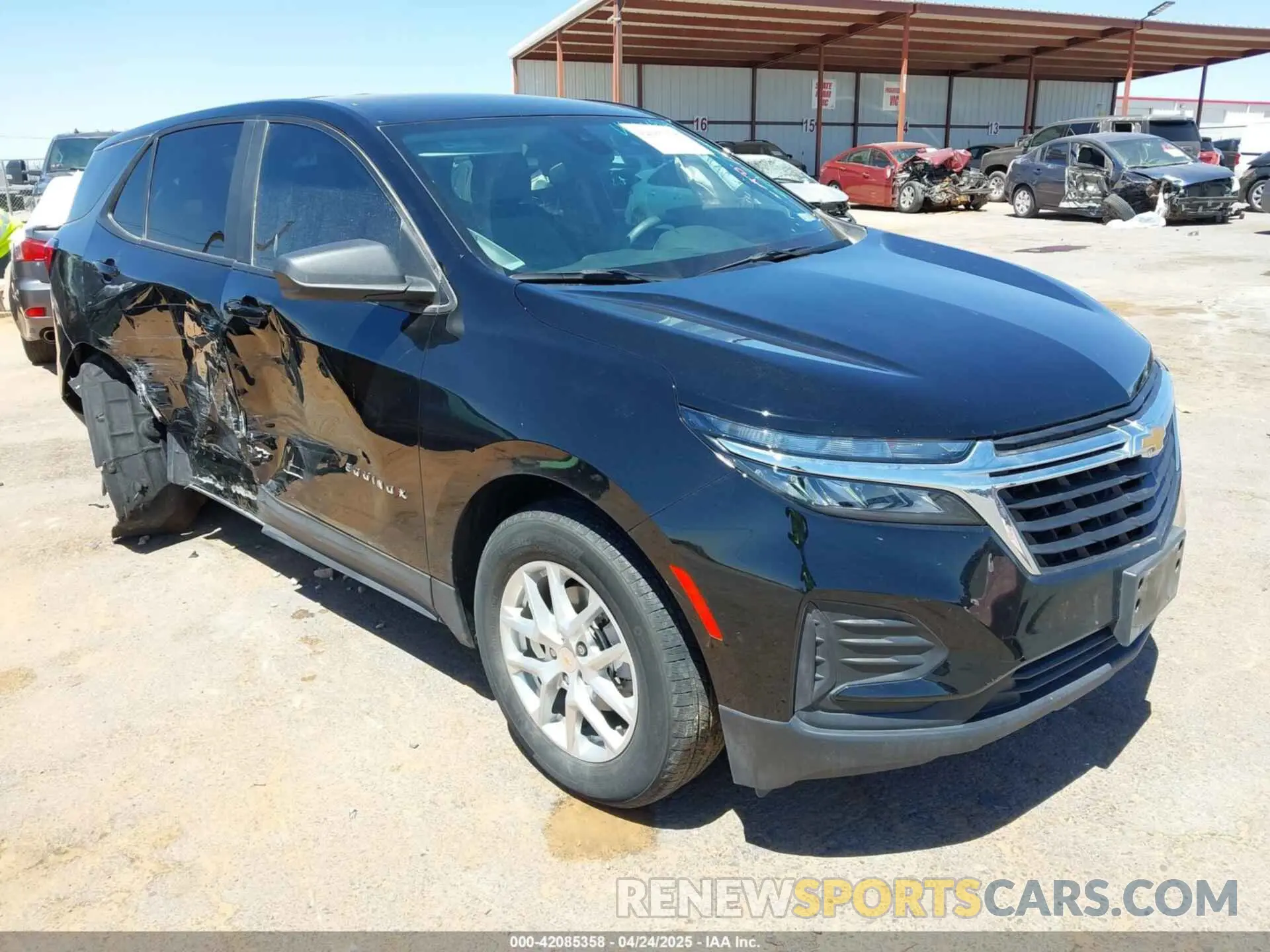 1 Photograph of a damaged car 3GNAXHEG8PL204263 CHEVROLET EQUINOX 2023