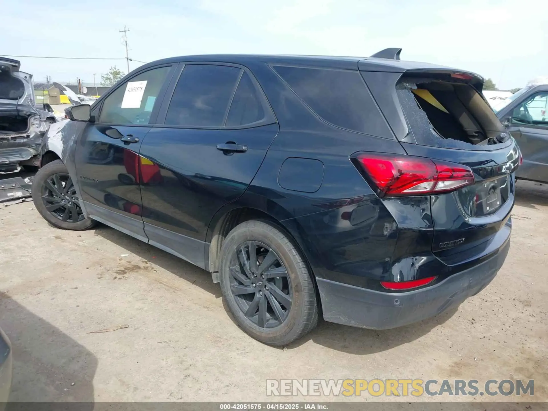 3 Photograph of a damaged car 3GNAXHEG9PL128942 CHEVROLET EQUINOX 2023