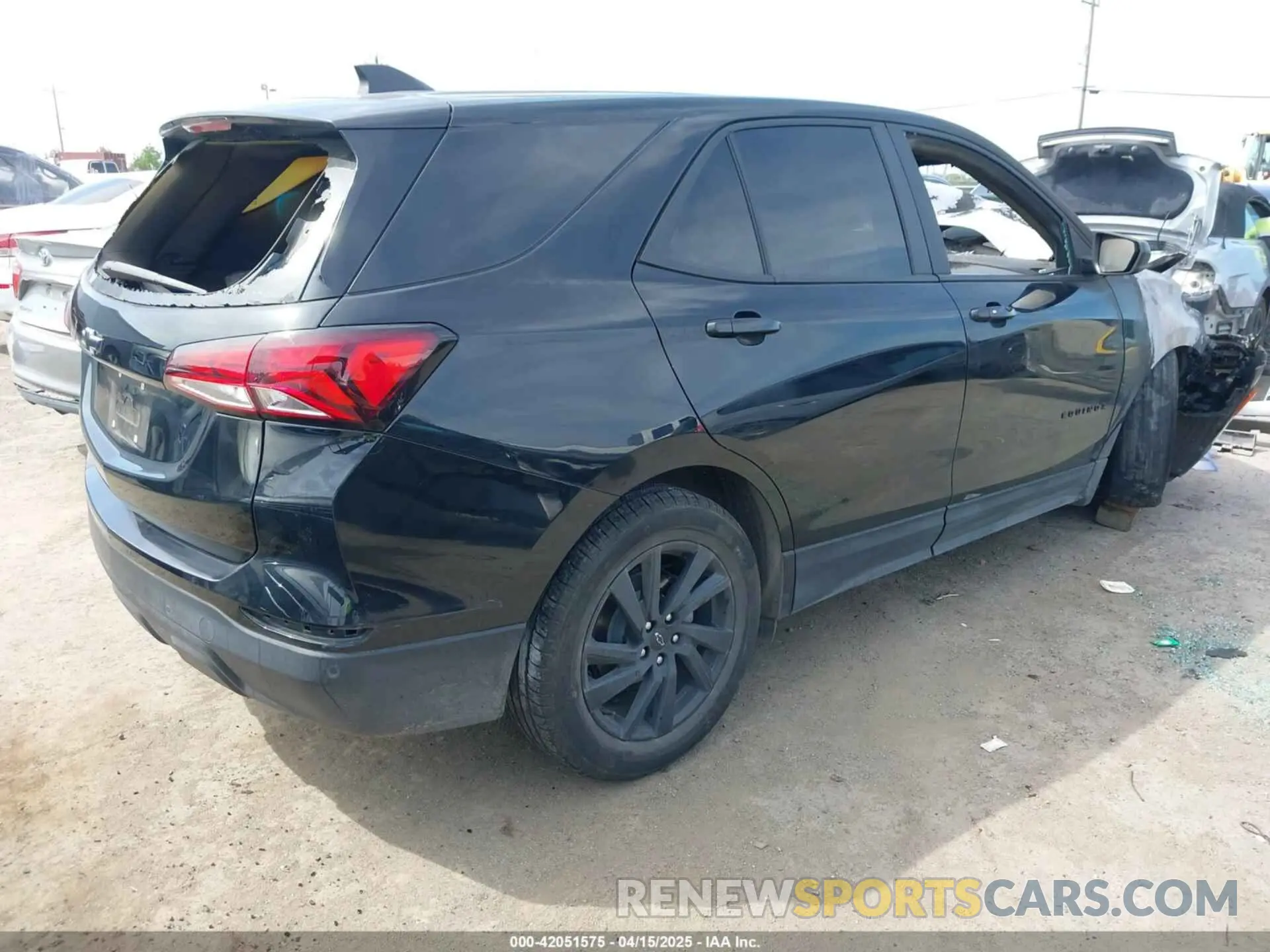 4 Photograph of a damaged car 3GNAXHEG9PL128942 CHEVROLET EQUINOX 2023