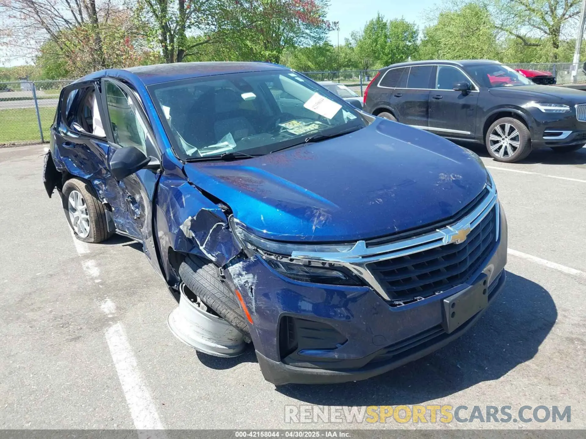1 Photograph of a damaged car 3GNAXHEG9PL132280 CHEVROLET EQUINOX 2023
