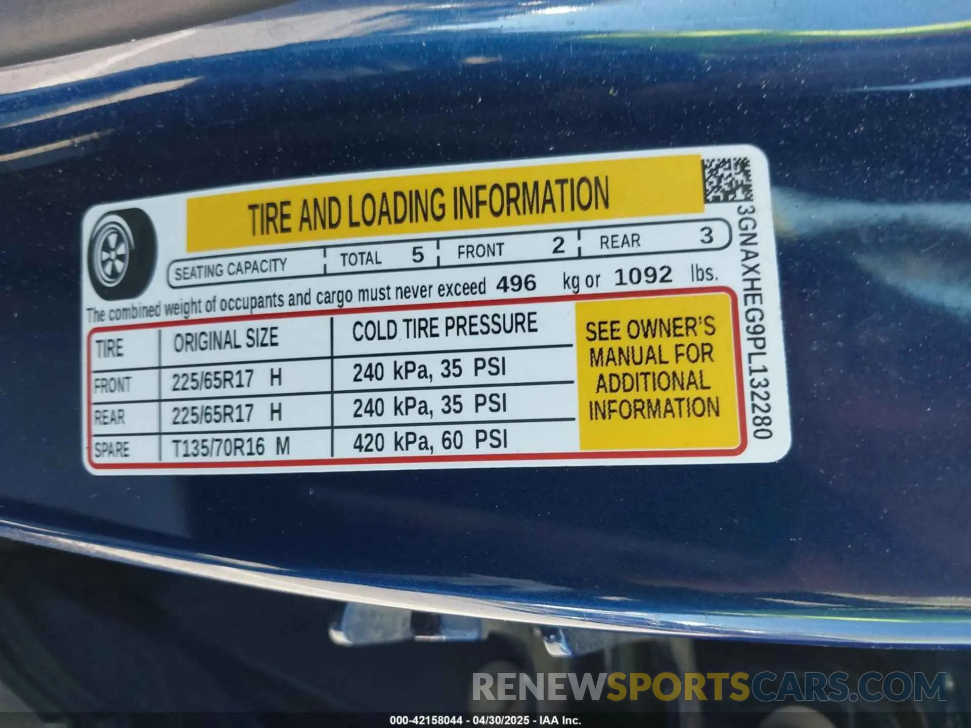 9 Photograph of a damaged car 3GNAXHEG9PL132280 CHEVROLET EQUINOX 2023