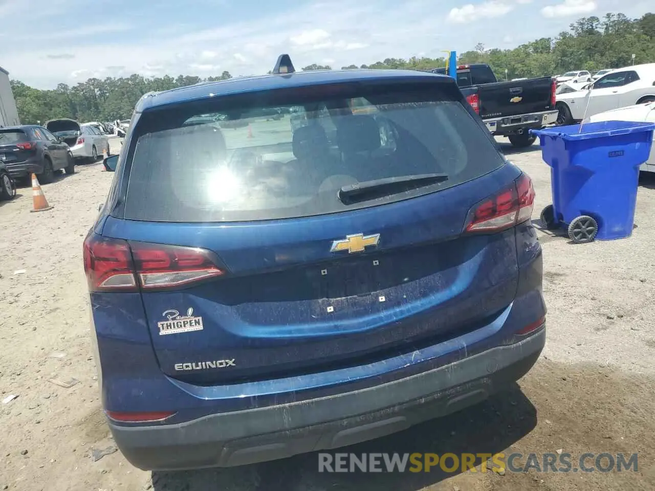 6 Photograph of a damaged car 3GNAXHEG9PL186436 CHEVROLET EQUINOX 2023