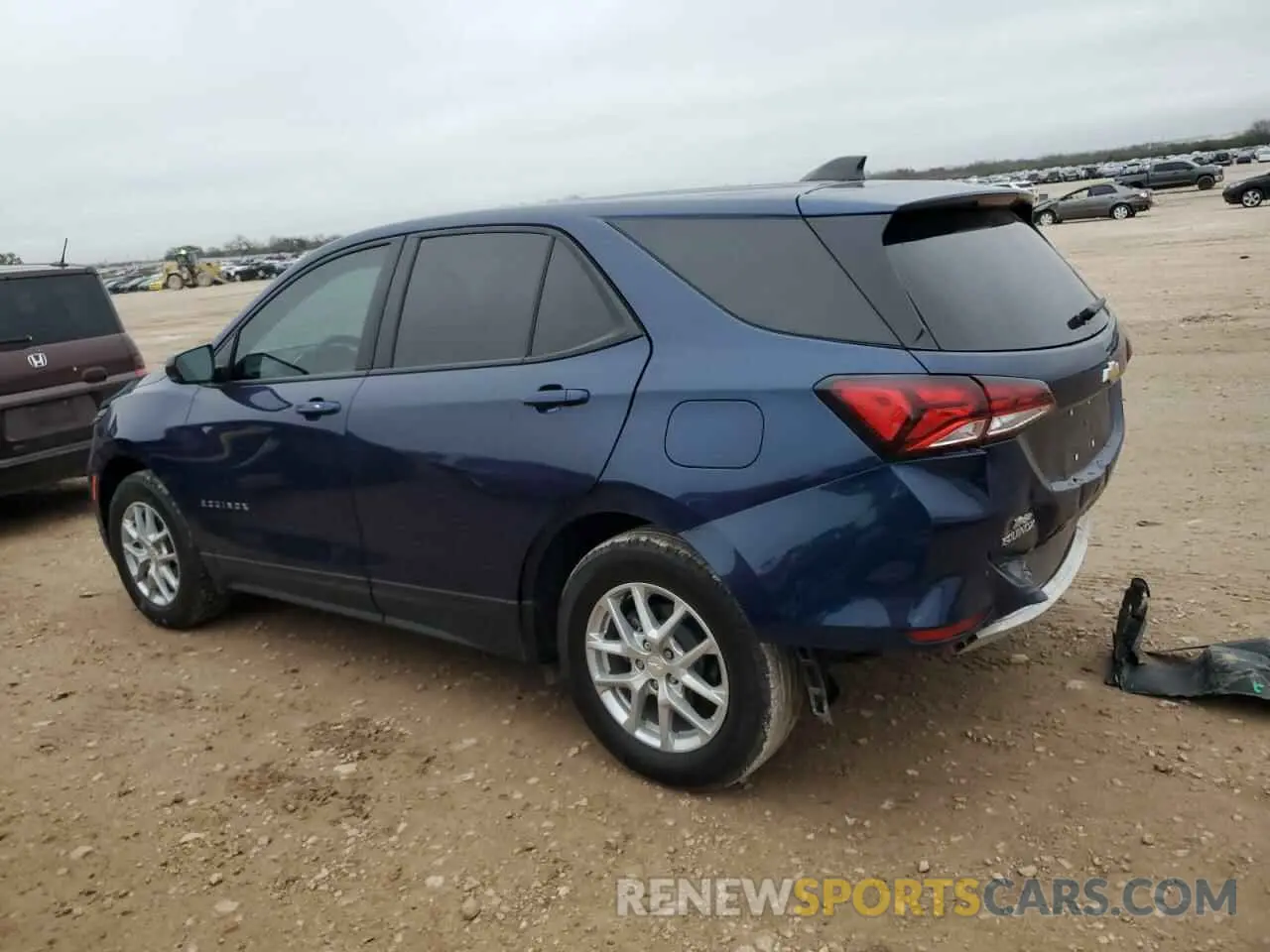 2 Photograph of a damaged car 3GNAXHEG9PL200352 CHEVROLET EQUINOX 2023