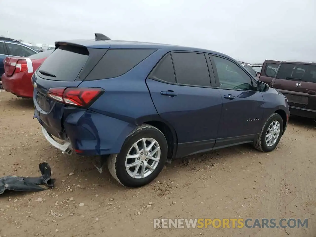 3 Photograph of a damaged car 3GNAXHEG9PL200352 CHEVROLET EQUINOX 2023
