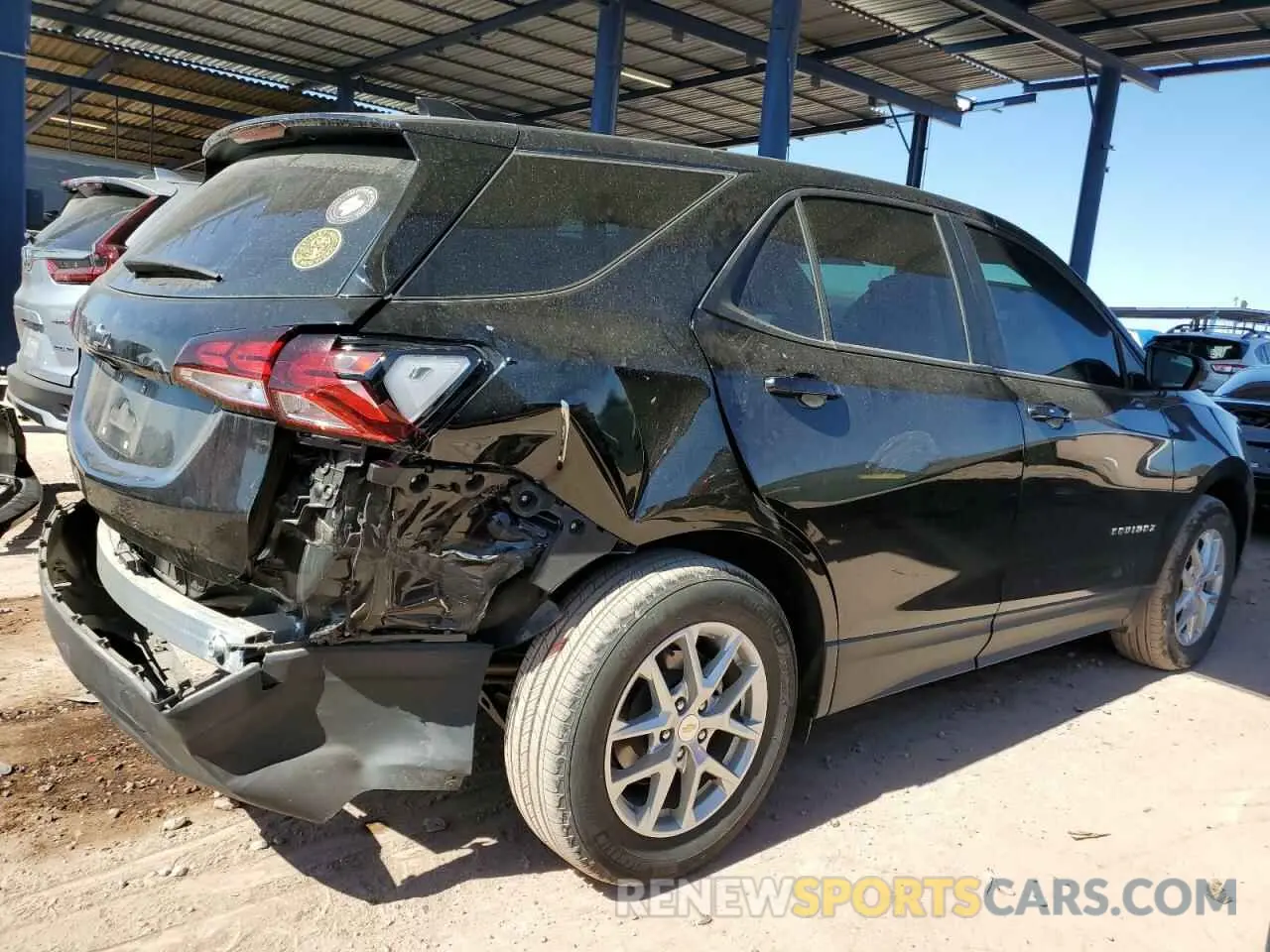 3 Photograph of a damaged car 3GNAXHEG9PL222500 CHEVROLET EQUINOX 2023