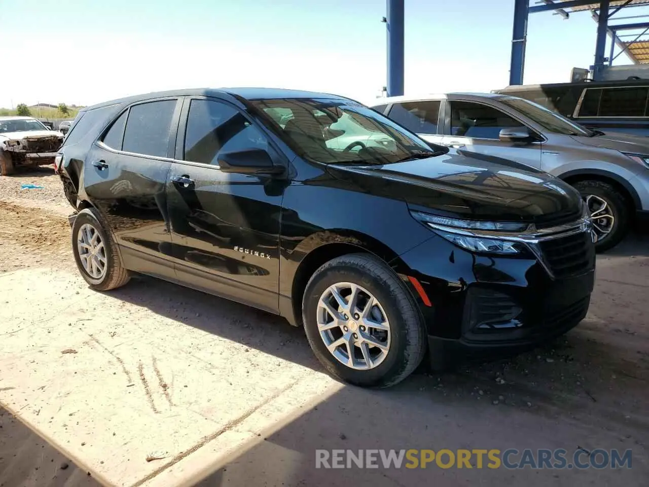 4 Photograph of a damaged car 3GNAXHEG9PL222500 CHEVROLET EQUINOX 2023