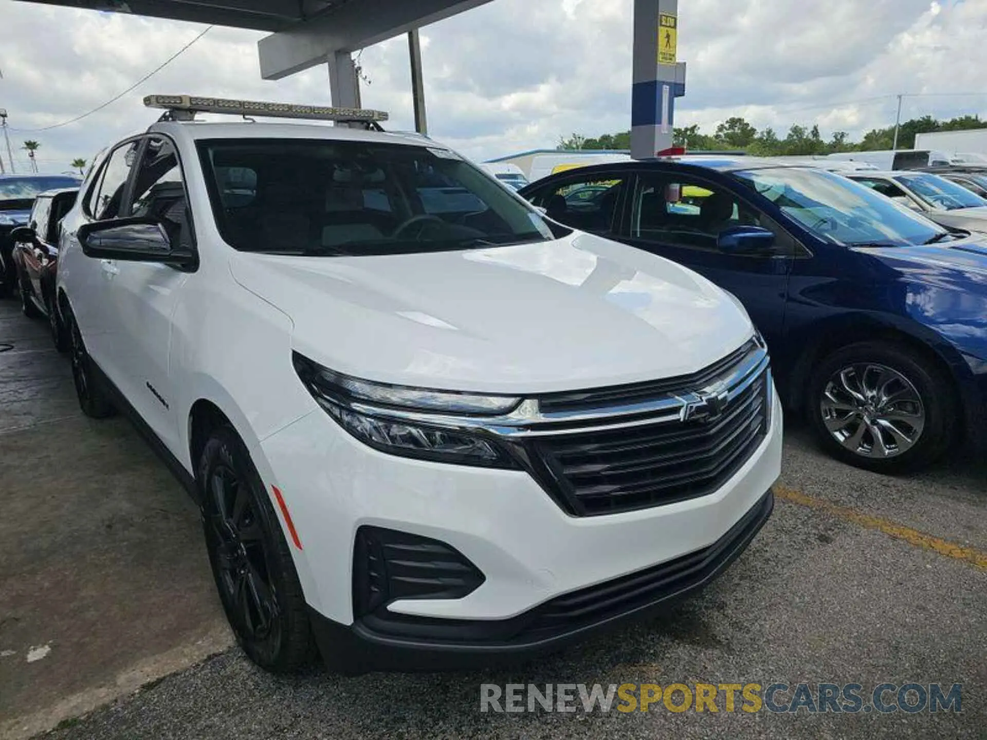 8 Photograph of a damaged car 3GNAXHEGXPL145118 CHEVROLET EQUINOX 2023