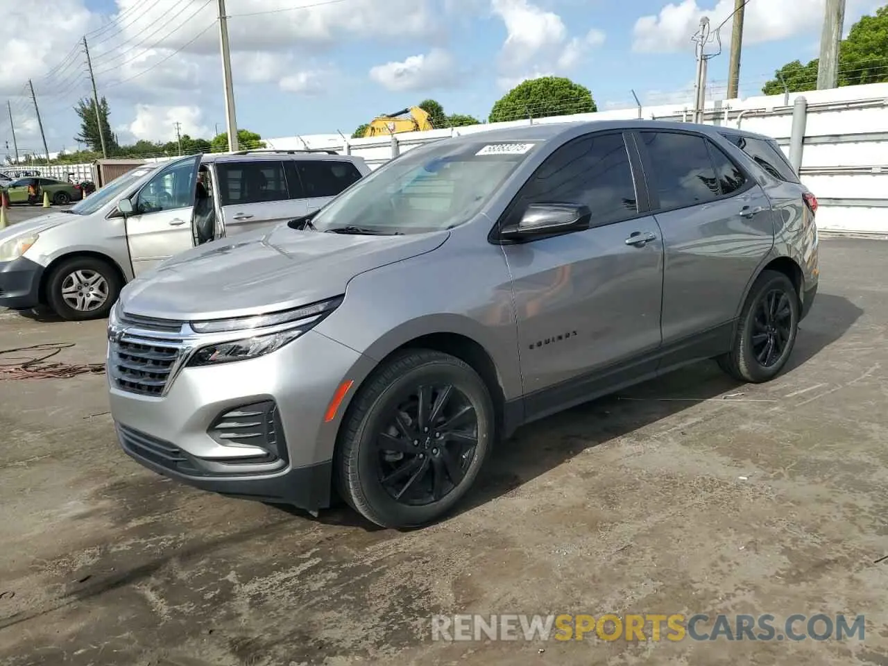 1 Photograph of a damaged car 3GNAXHEGXPL225230 CHEVROLET EQUINOX 2023
