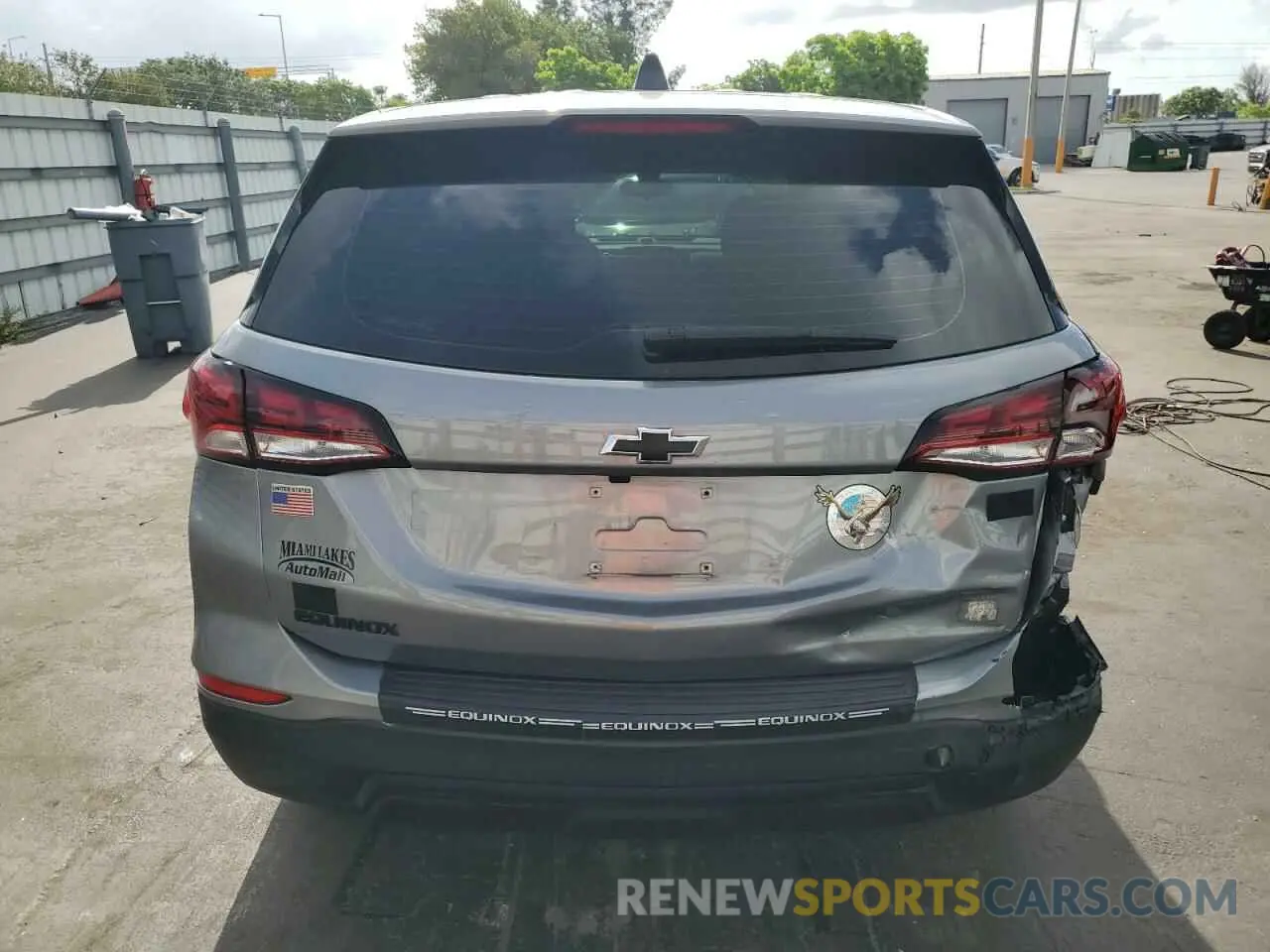6 Photograph of a damaged car 3GNAXHEGXPL225230 CHEVROLET EQUINOX 2023