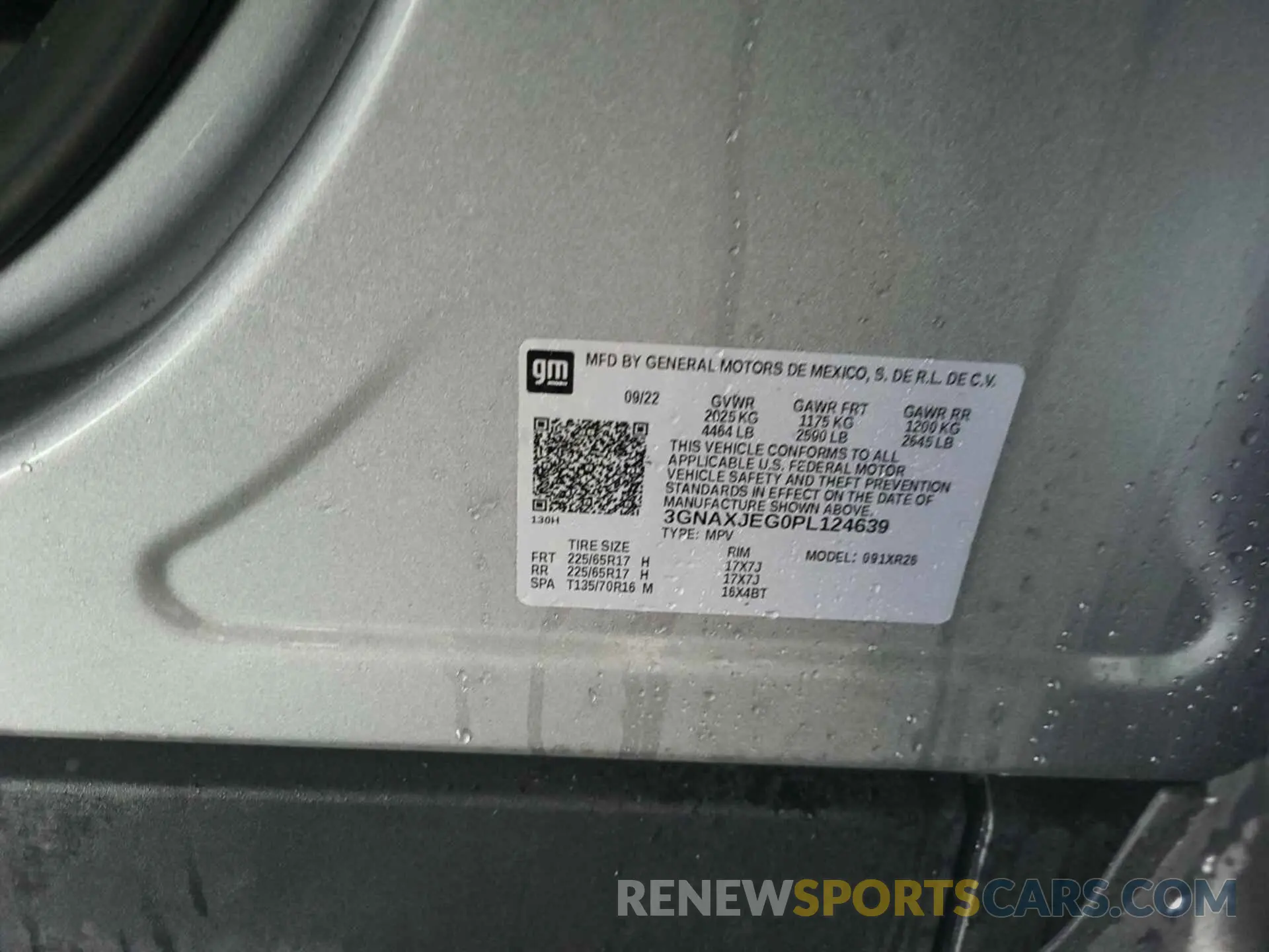 18 Photograph of a damaged car 3GNAXJEG0PL124639 CHEVROLET EQUINOX 2023