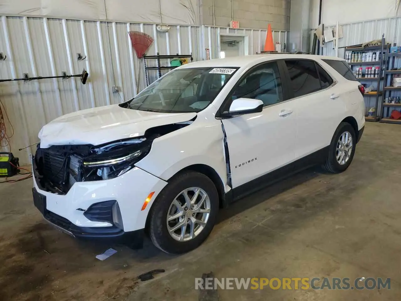 1 Photograph of a damaged car 3GNAXJEG1PL251920 CHEVROLET EQUINOX 2023