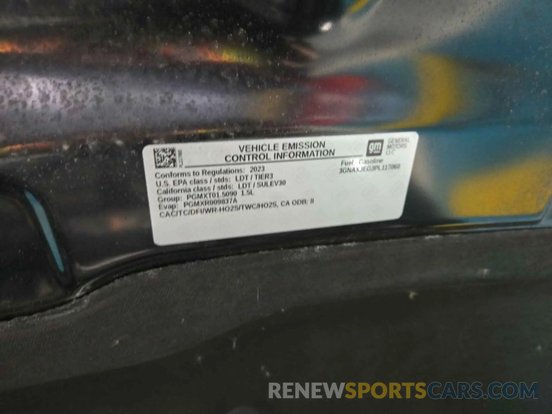 8 Photograph of a damaged car 3GNAXJEG3PL117068 CHEVROLET EQUINOX 2023