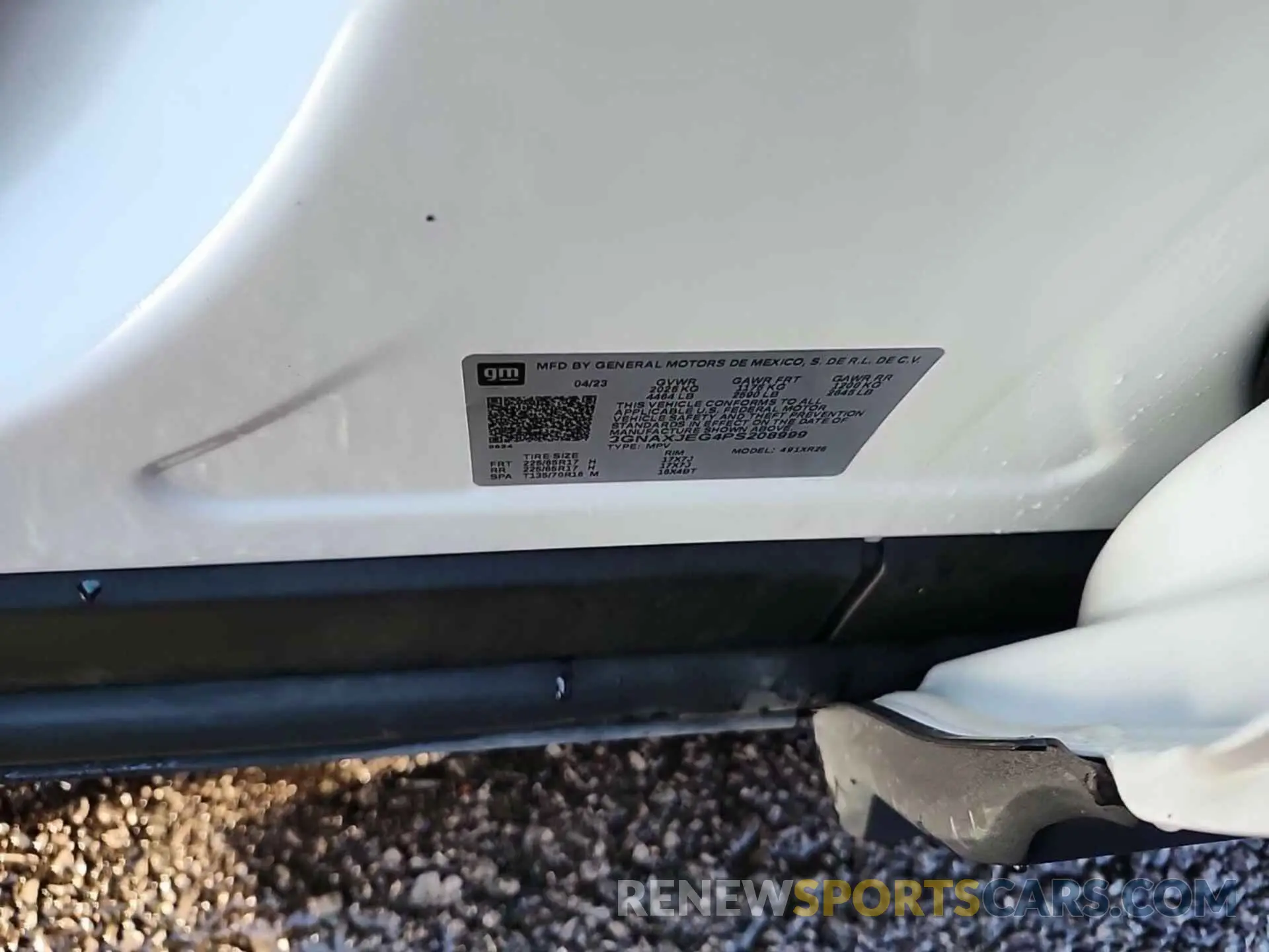 19 Photograph of a damaged car 3GNAXJEG4PS208999 CHEVROLET EQUINOX 2023