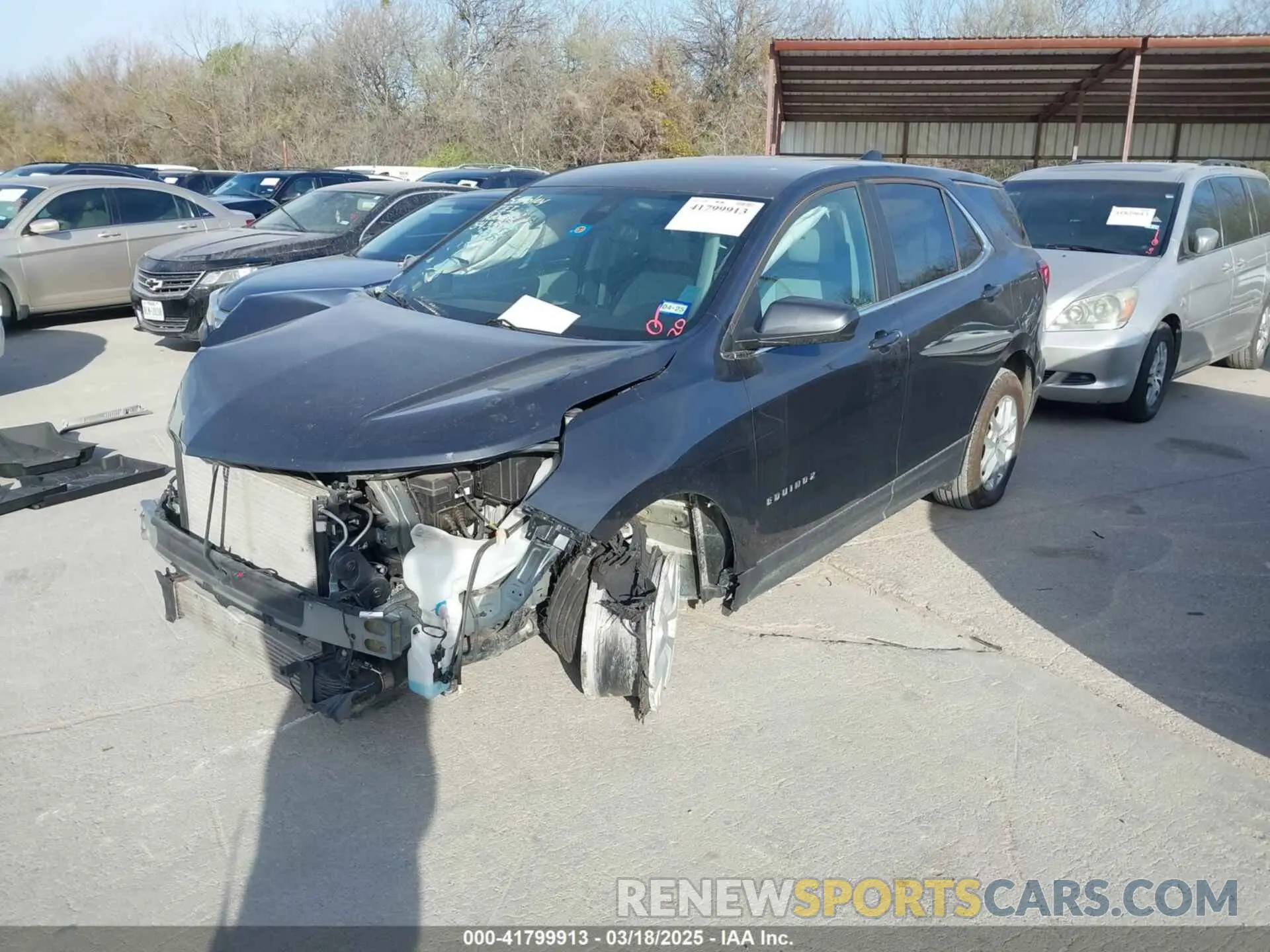 2 Photograph of a damaged car 3GNAXJEG5PS196507 CHEVROLET EQUINOX 2023