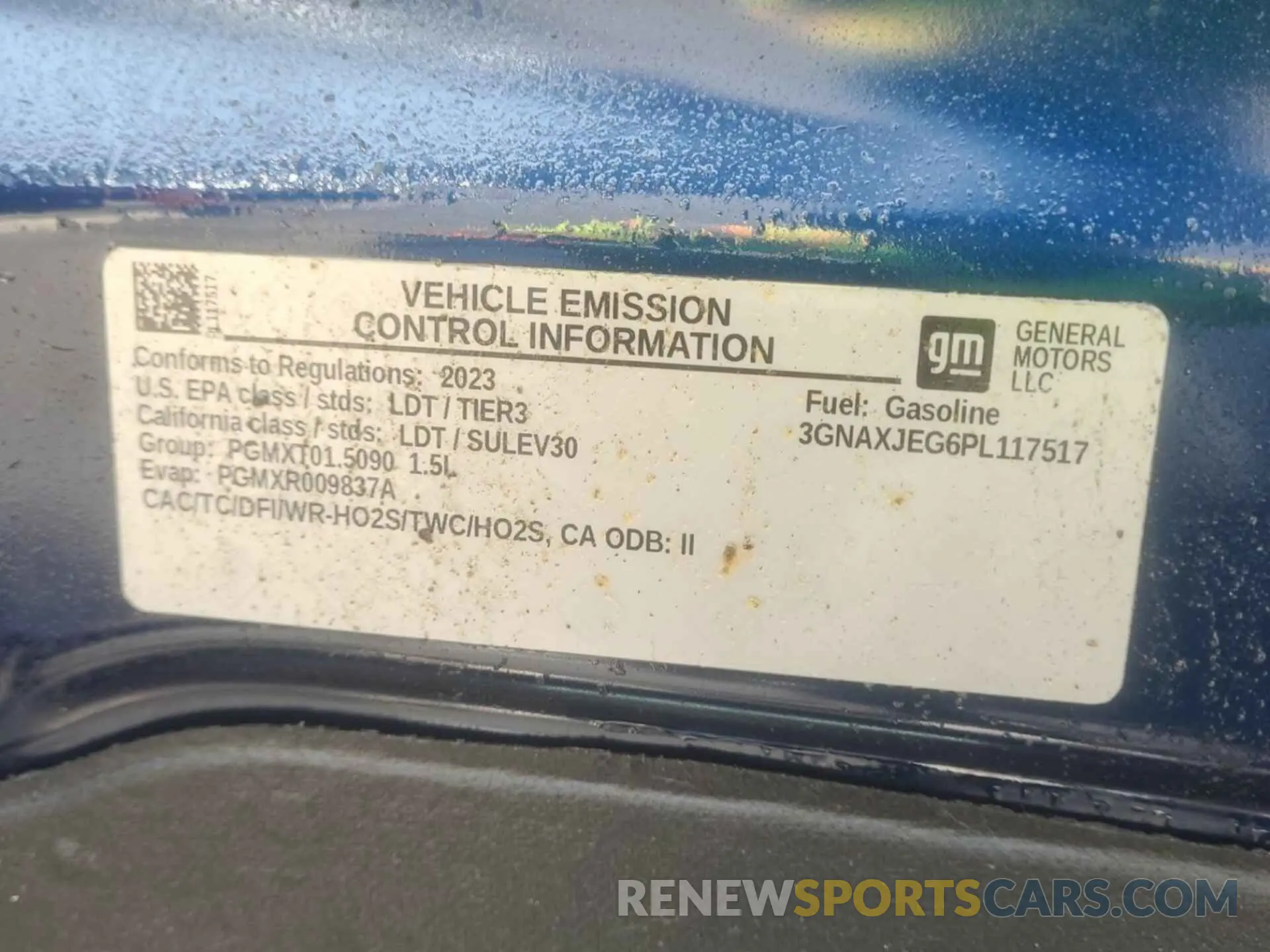 12 Photograph of a damaged car 3GNAXJEG6PL117517 CHEVROLET EQUINOX 2023
