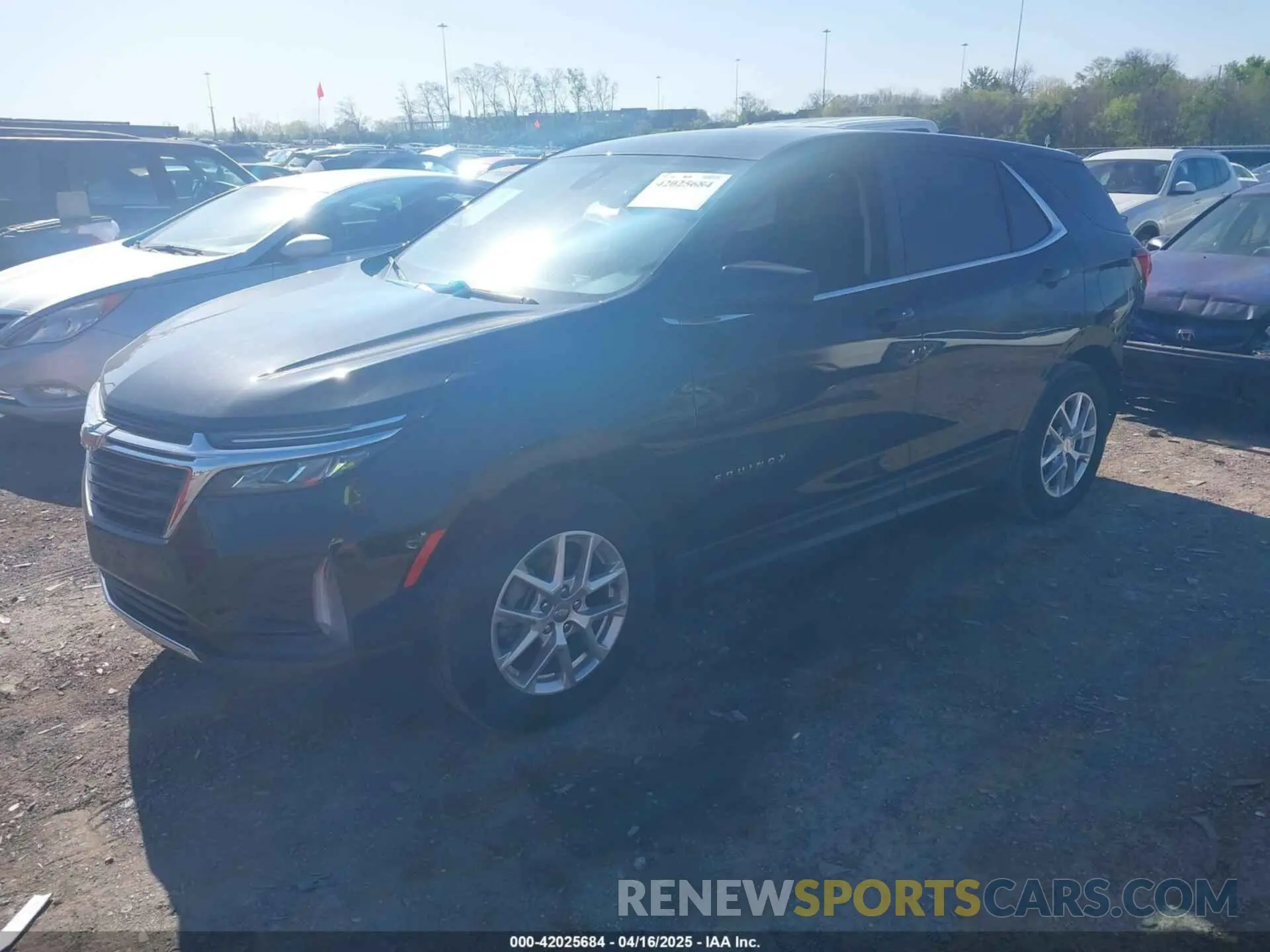 2 Photograph of a damaged car 3GNAXJEG6PL244929 CHEVROLET EQUINOX 2023