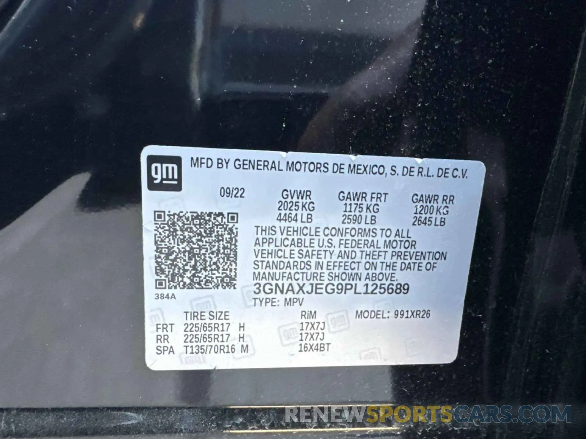 11 Photograph of a damaged car 3GNAXJEG9PL125689 CHEVROLET EQUINOX 2023