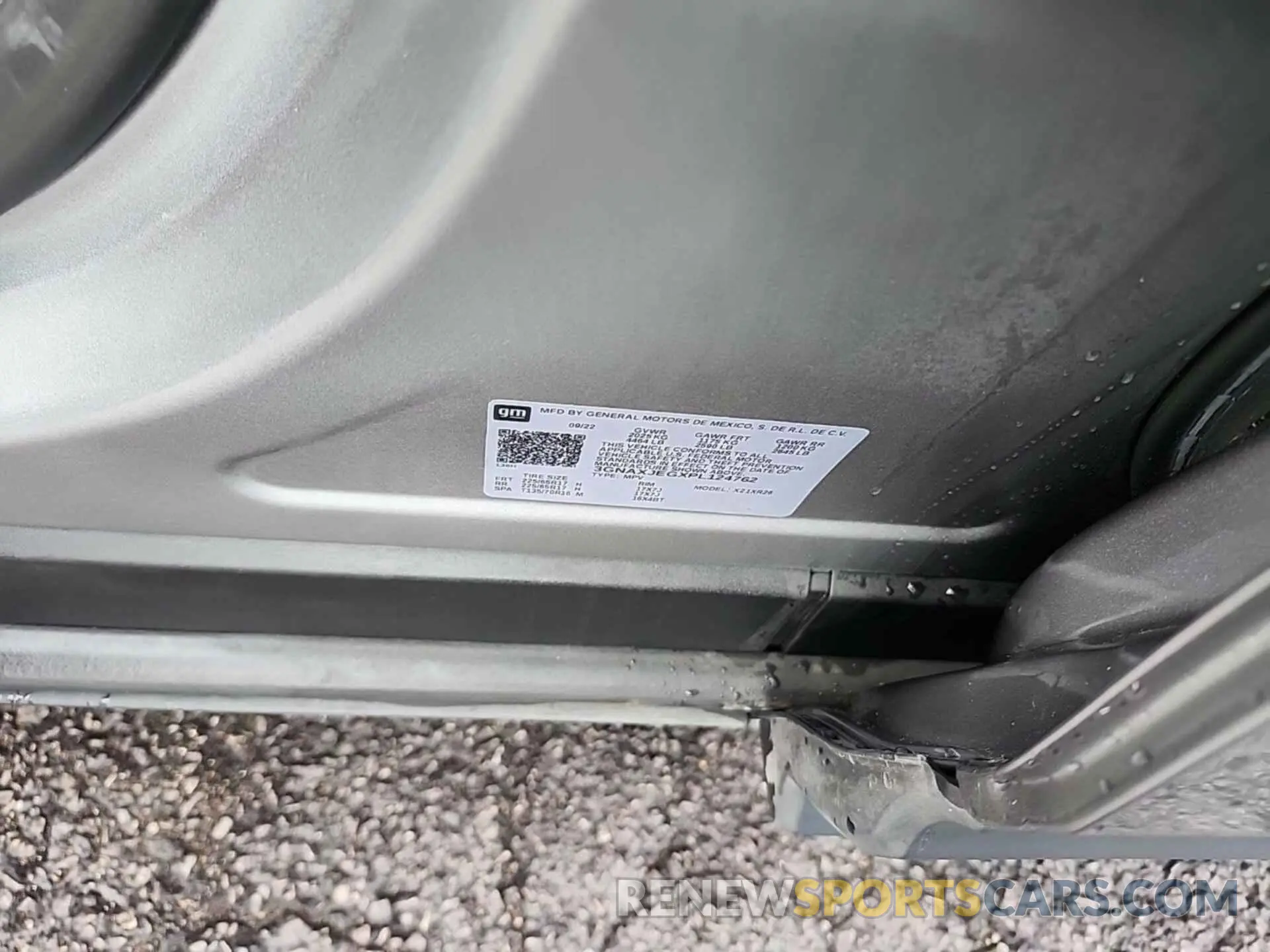 1 Photograph of a damaged car 3GNAXJEGXPL124762 CHEVROLET EQUINOX 2023
