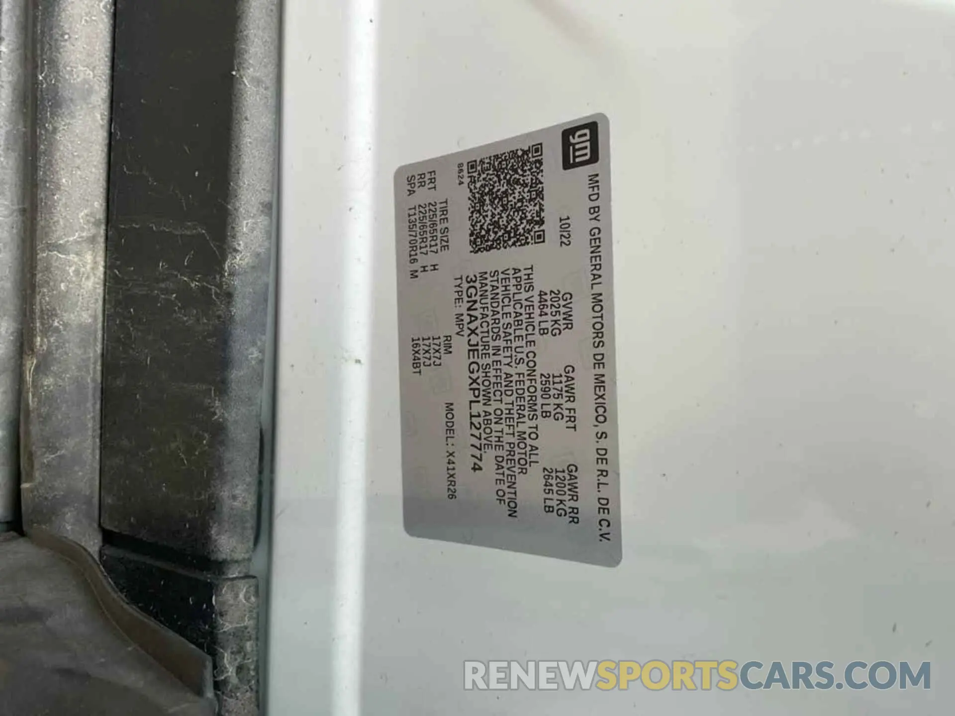 18 Photograph of a damaged car 3GNAXJEGXPL127774 CHEVROLET EQUINOX 2023