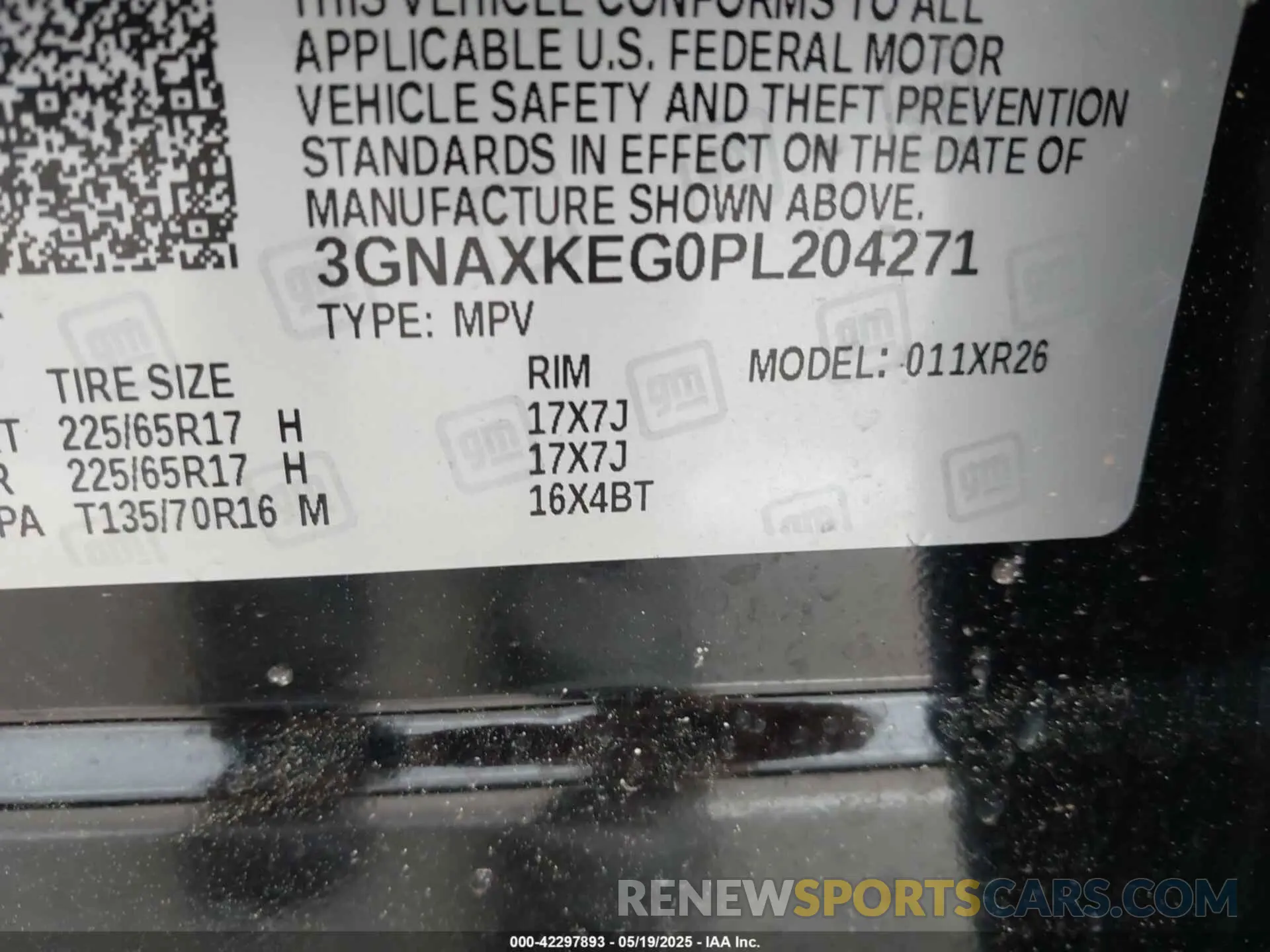 9 Photograph of a damaged car 3GNAXKEG0PL204271 CHEVROLET EQUINOX 2023