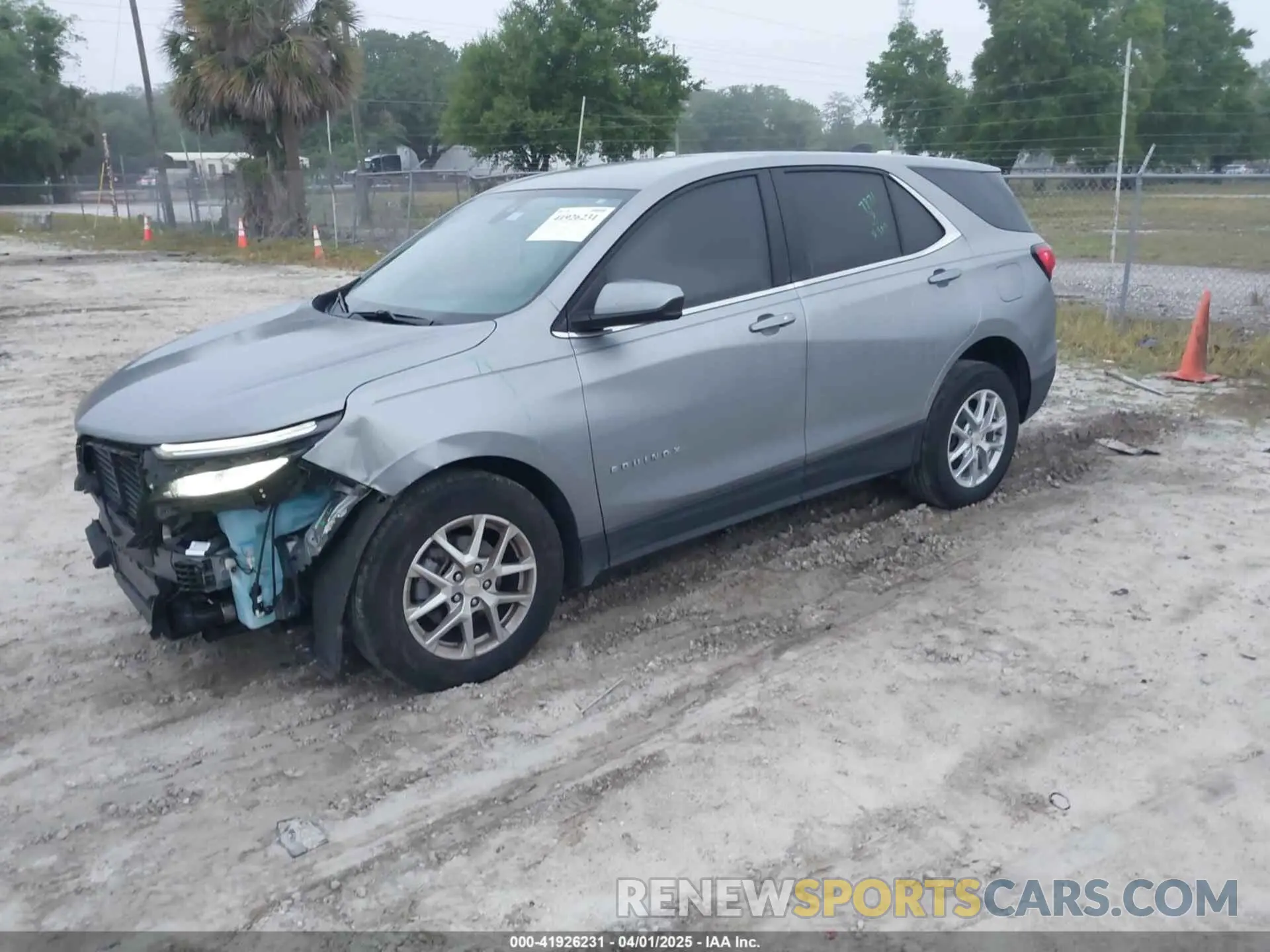 2 Photograph of a damaged car 3GNAXKEG0PL273719 CHEVROLET EQUINOX 2023