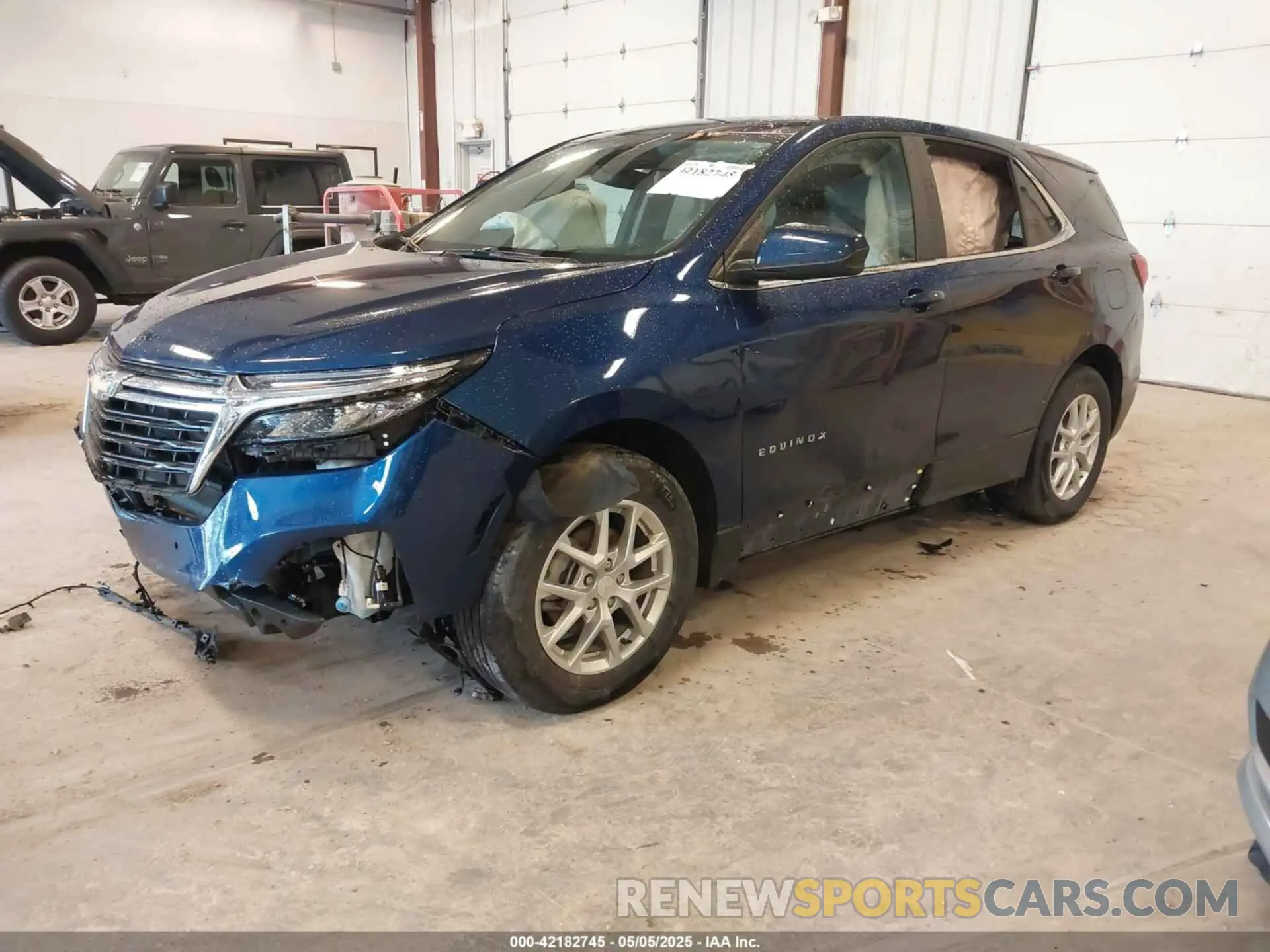 2 Photograph of a damaged car 3GNAXKEG0PS137130 CHEVROLET EQUINOX 2023