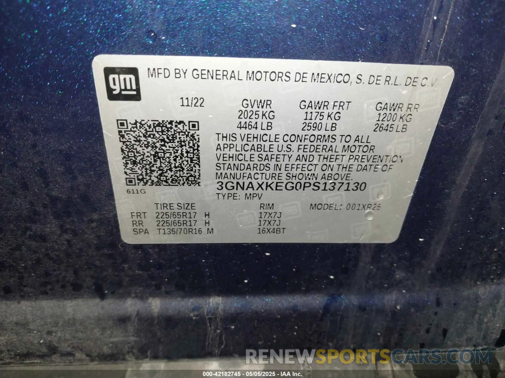 9 Photograph of a damaged car 3GNAXKEG0PS137130 CHEVROLET EQUINOX 2023